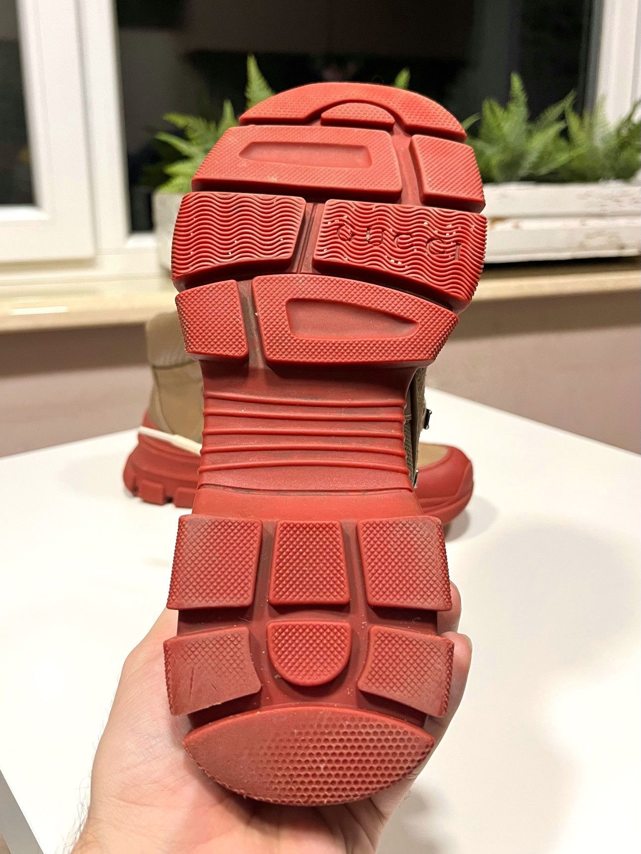 Gucci ★ GUCCI SPORT FLASHTRACK SEGA LOGO RUBBER SNEAKERS Size US 6.5 / IT 36.5 - 8 Thumbnail