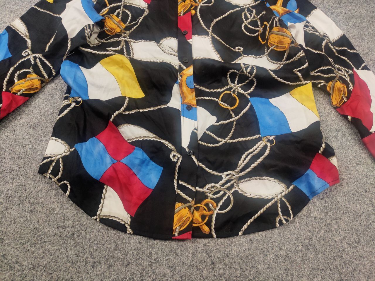 Lauren Ralph Lauren Lauren Ralph Lauren Vintage button up anchor nautical Shirt Size XS / US 0-2 / IT 36-38 - 6 Thumbnail