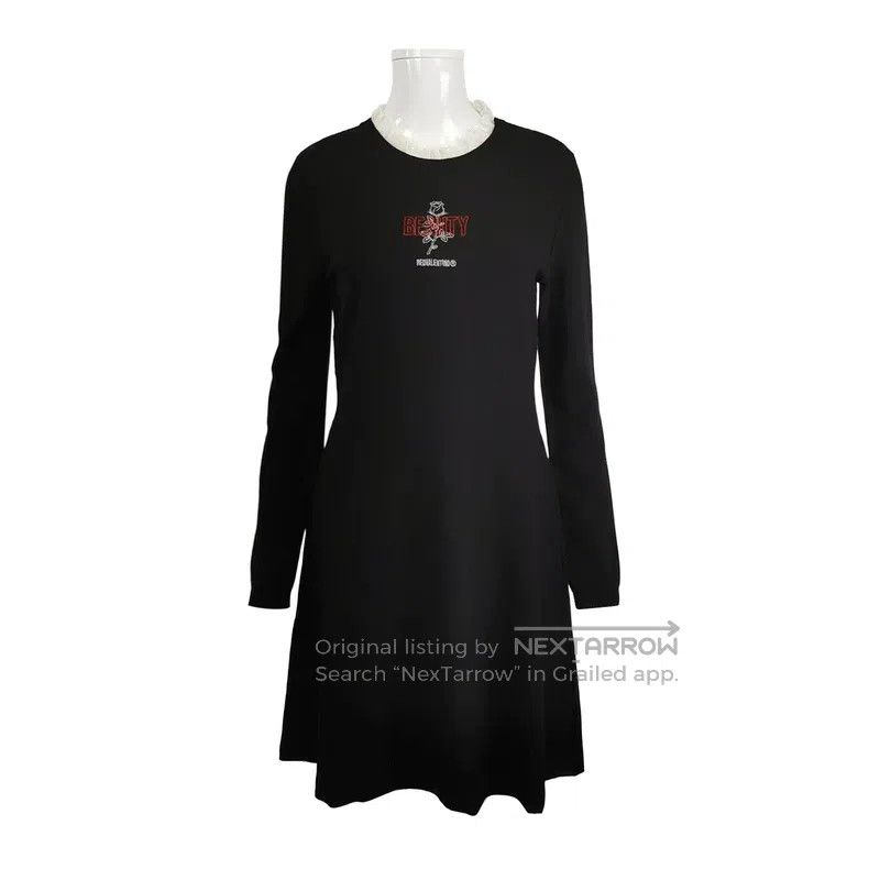 Valentino Valentino Floral pattern letter logo crew neck long sleeve Size L / US 10 / IT 46 - 1 Thumbnail