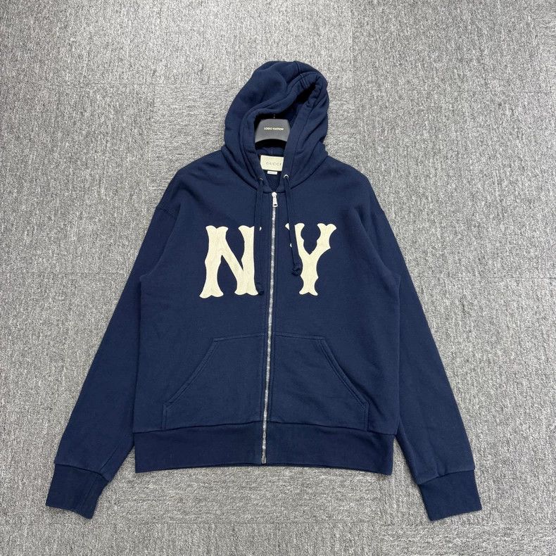 Gucci Gucci Embroidered NY Hoodie Size US M / EU 48-50 / 2 - 1 Thumbnail