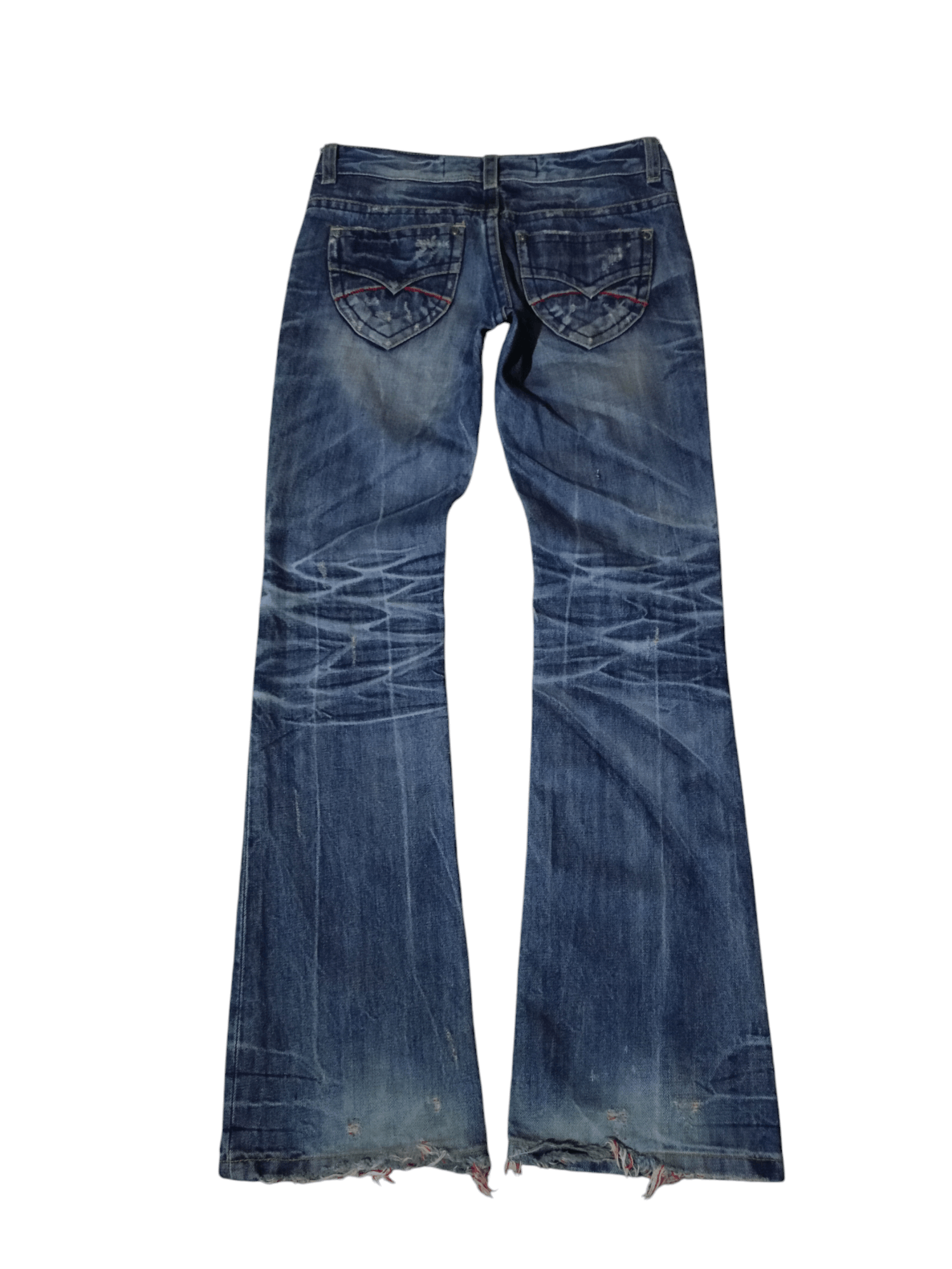 If Six Was Nine × Japanese Brand × Tornado Mart Flare Ssial Denim pants style ifsixwasnine tornado mart Size US 30 / EU 46 - 3 Thumbnail