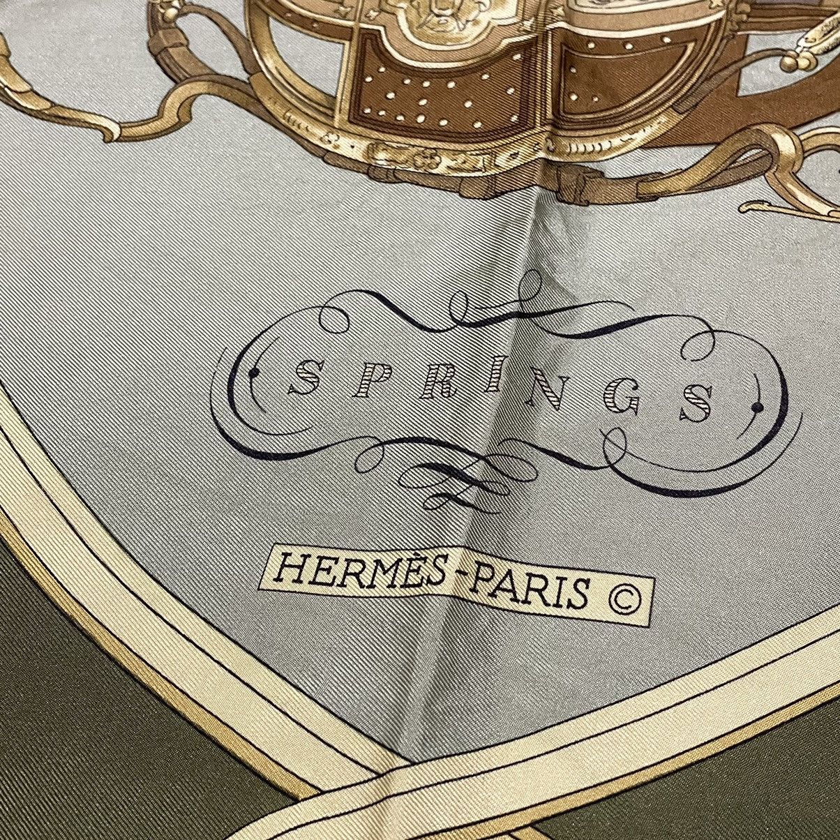 Hermes Vintage Hermes silk scarf Size ONE SIZE - 2 Thumbnail