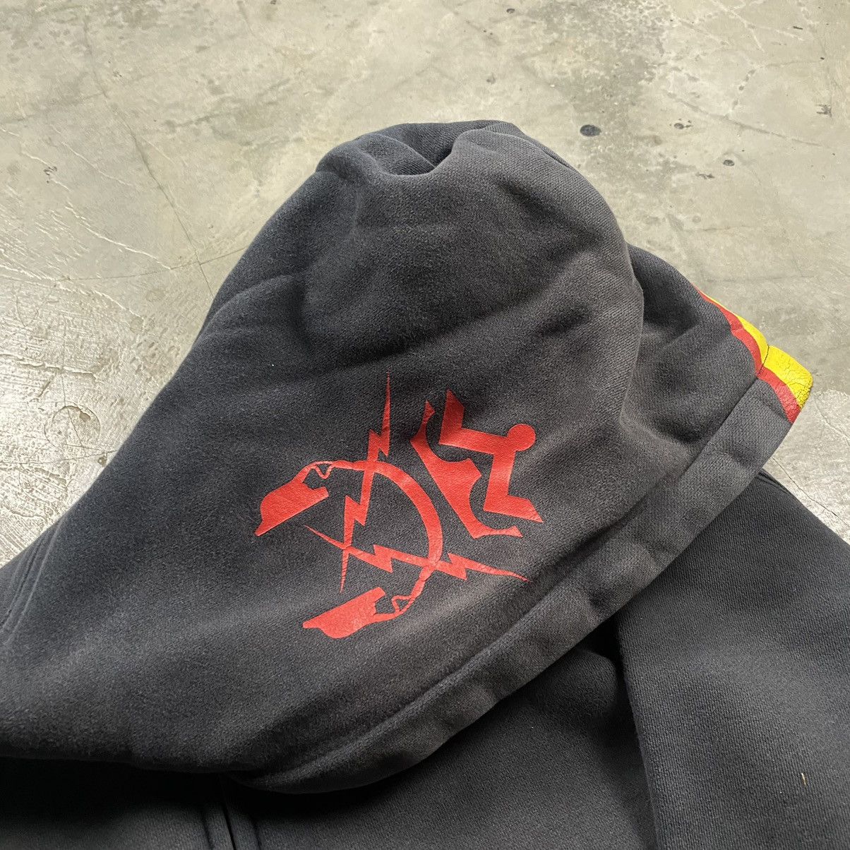 Swagger Rare y2k Swagger Japan Hazard Sunfaded Zip Up Size US XXL / EU 58 / 5 - 6 Thumbnail