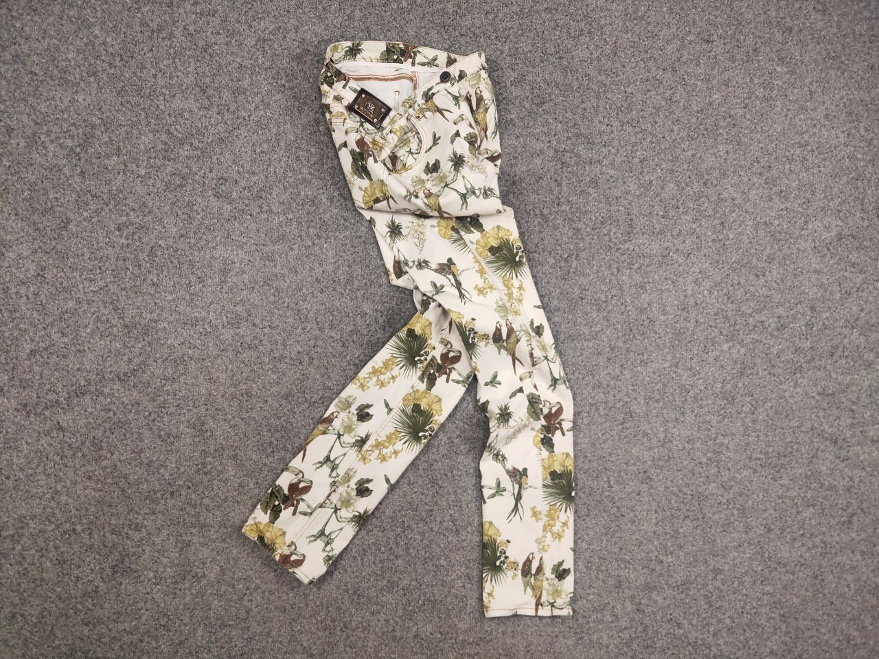 Etro Etro Milano Design Art Pattern bird Floral Slim Denim Jeans Size 30" / US 8 / IT 44 - 11 Thumbnail