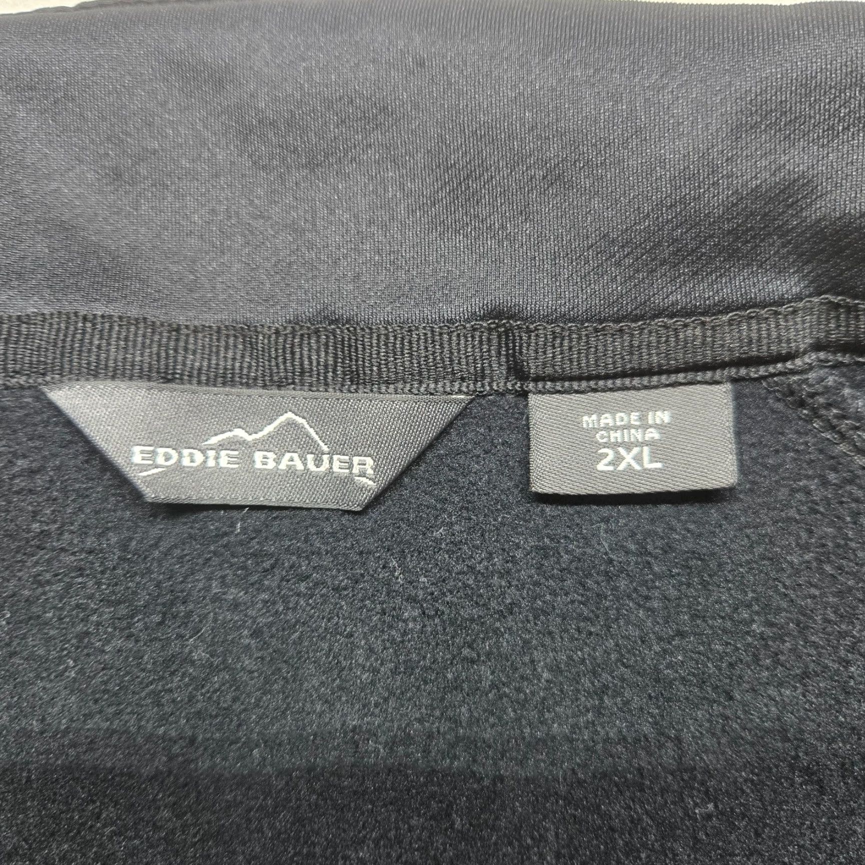 Eddie Bauer Eddie Bauer Jacket Adult Men XL Black Fleece Full Zip Windbreaker Embroidered Stand-Up Collar Mens Size US XL / EU 56 / 4 - 6 Thumbnail