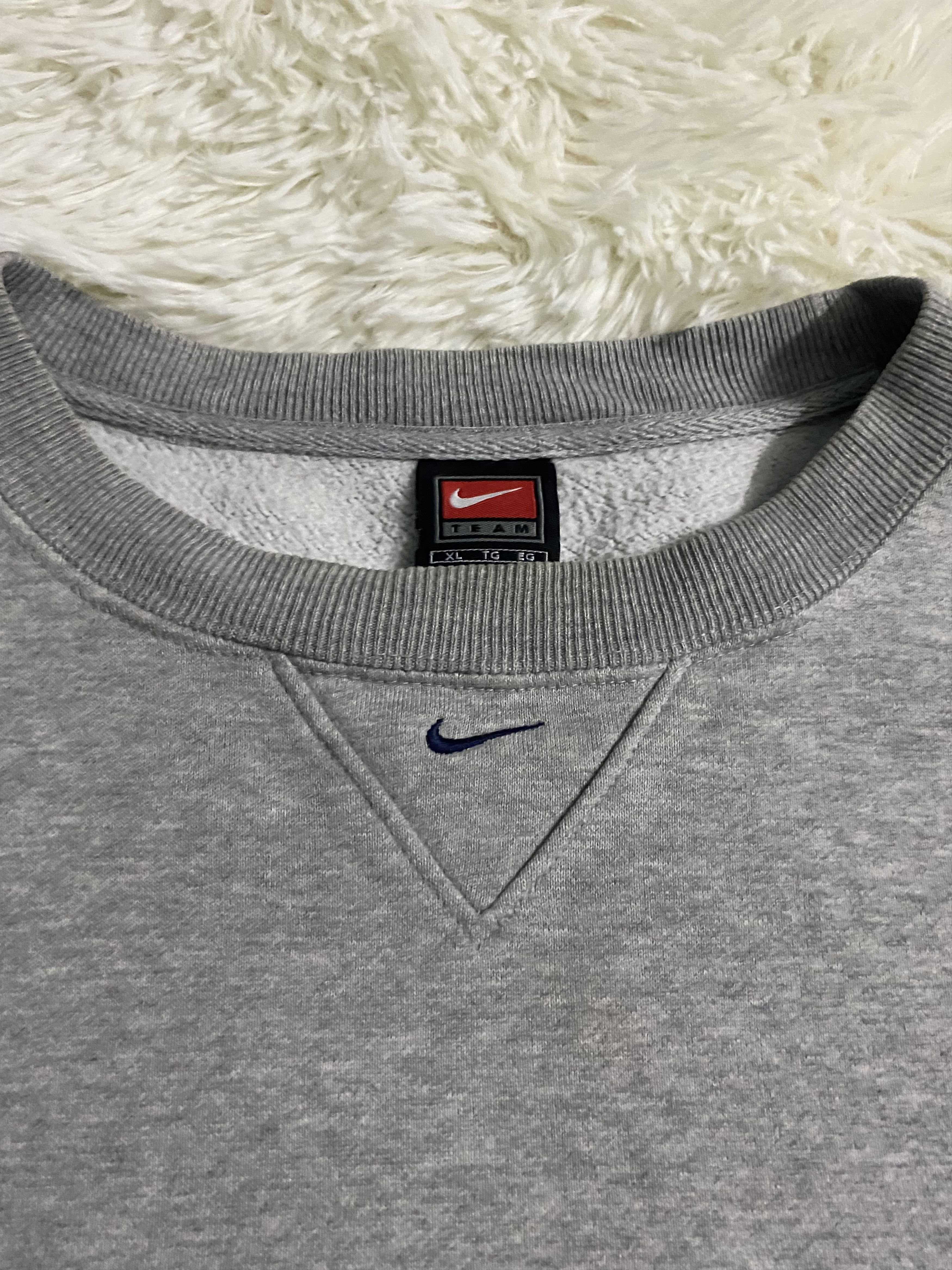 Nike Nike Center Baggy Style Sweatshirt Vintage Size US XL / EU 56 / 4 - 4 Thumbnail