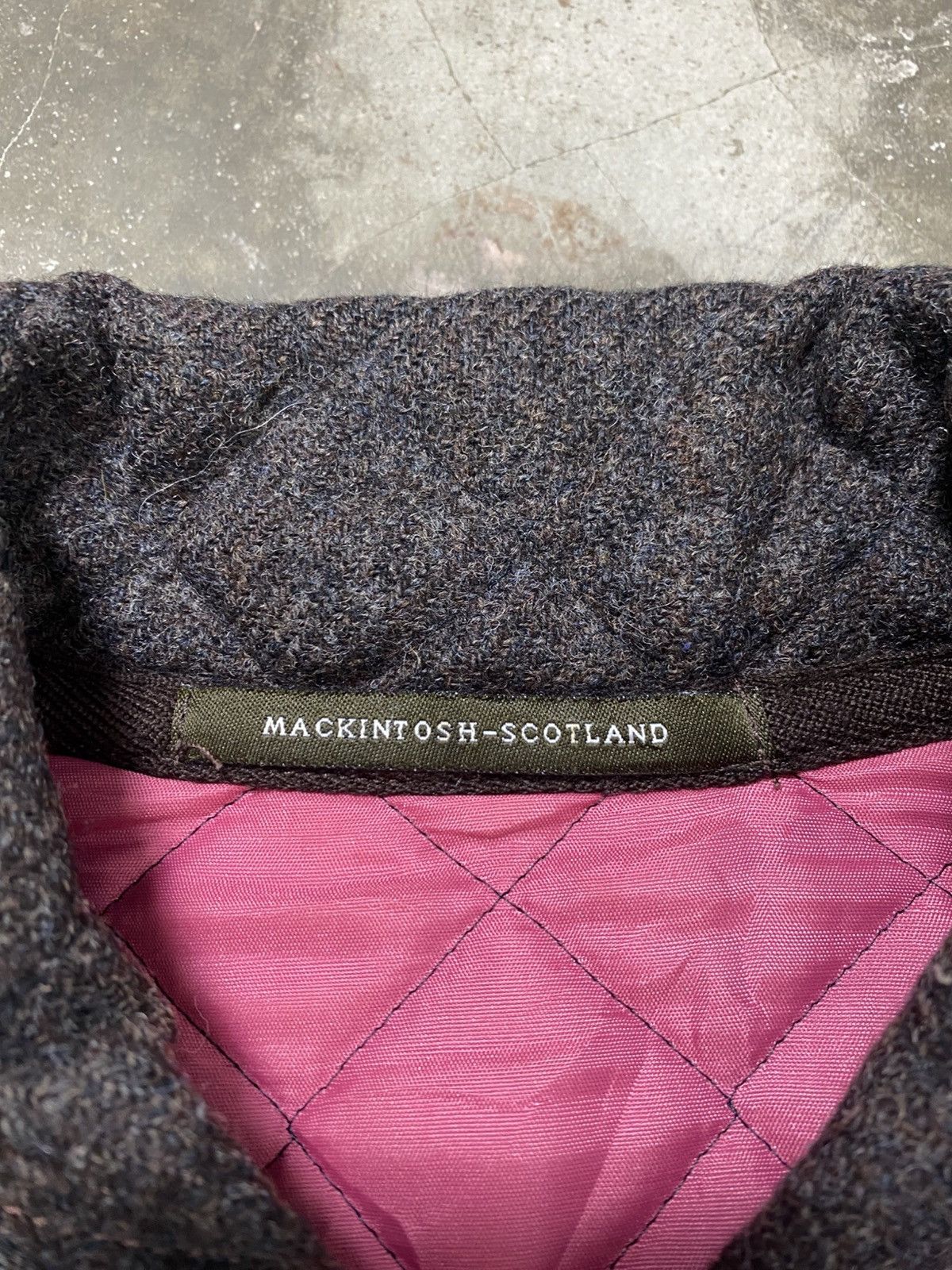 Mackintosh Rare Mackintosh Scotland Quilted Wool Jacket Size XXS / US 00 / IT 34 - 11 Thumbnail