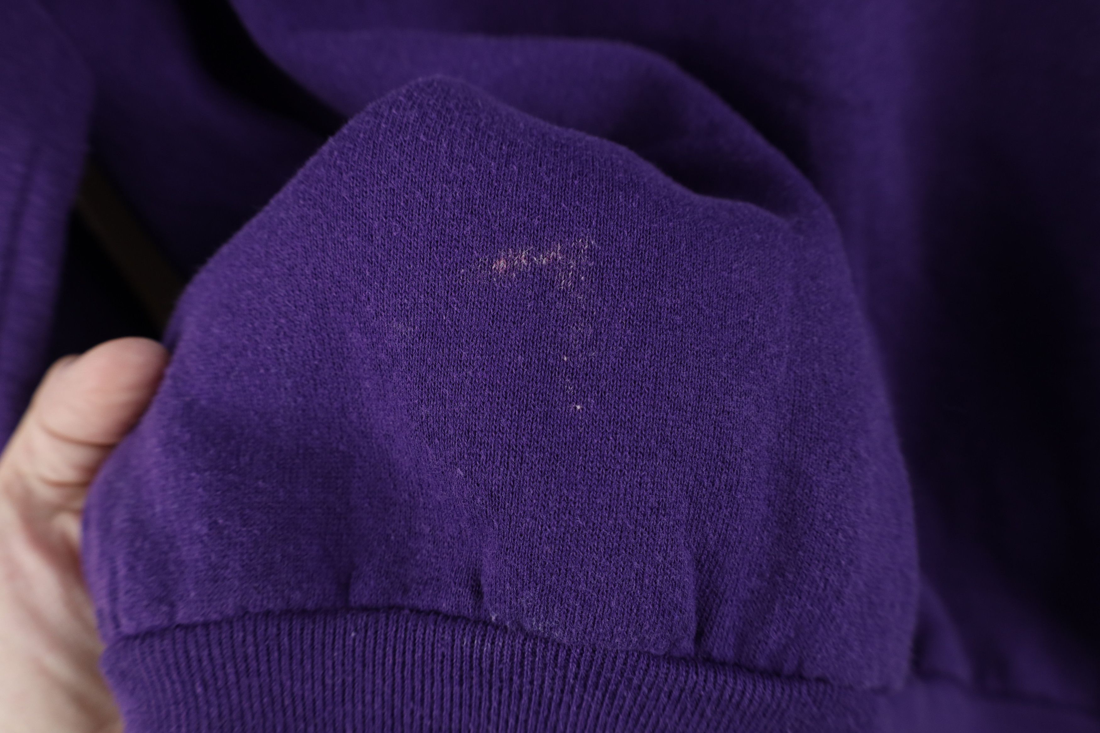 Vintage Vintage 90s Streetwear Spaniel Dog Sweatshirt Purple USA Size XL / US 12-14 / IT 48-50 - 11 Thumbnail