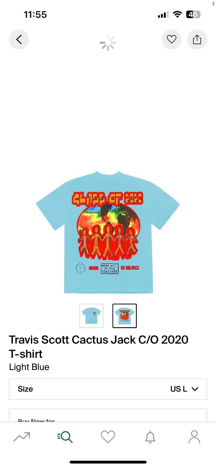 Travis Scott Travis Scott LeBron collab Tee Size US L / EU 52-54 / 3 - 1 Thumbnail