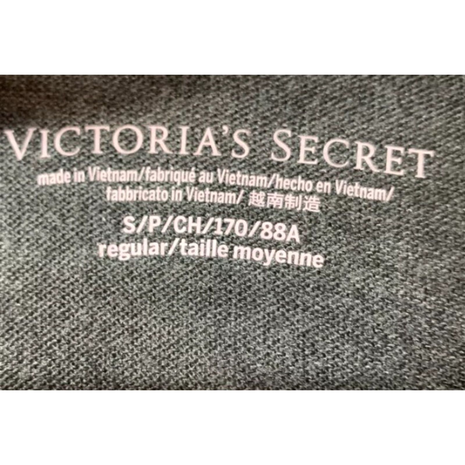 Victoria's Secret Victoria’s Secret Shirt Long Sleeve Grey S Women Round Neck Cotton Basic Small Size S / US 4 / IT 40 - 5 Thumbnail