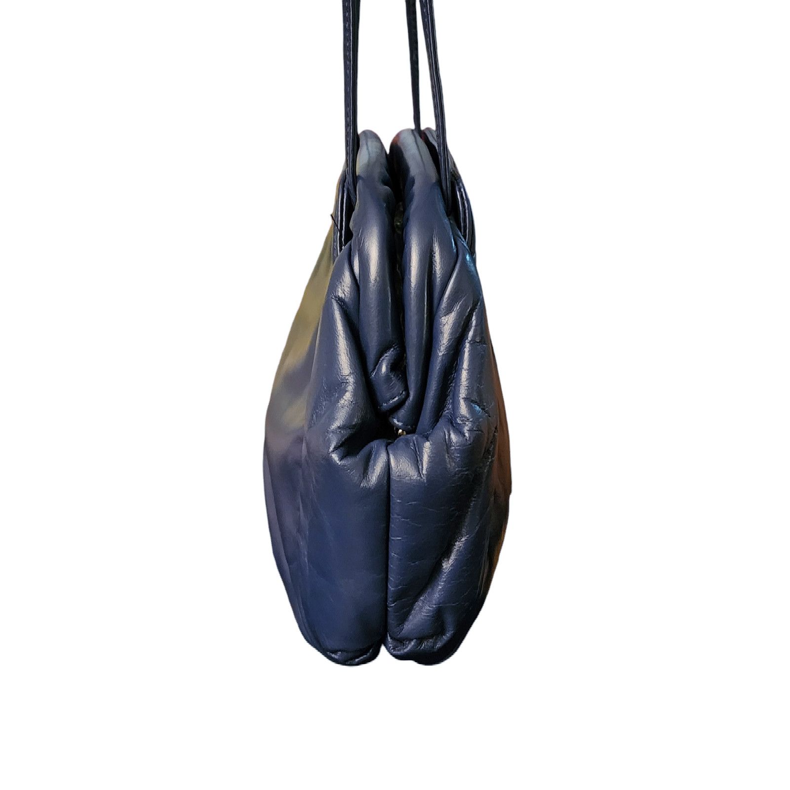 Other Unbranded blue, all leather clutch shoulder bag Size ONE SIZE - 7 Thumbnail