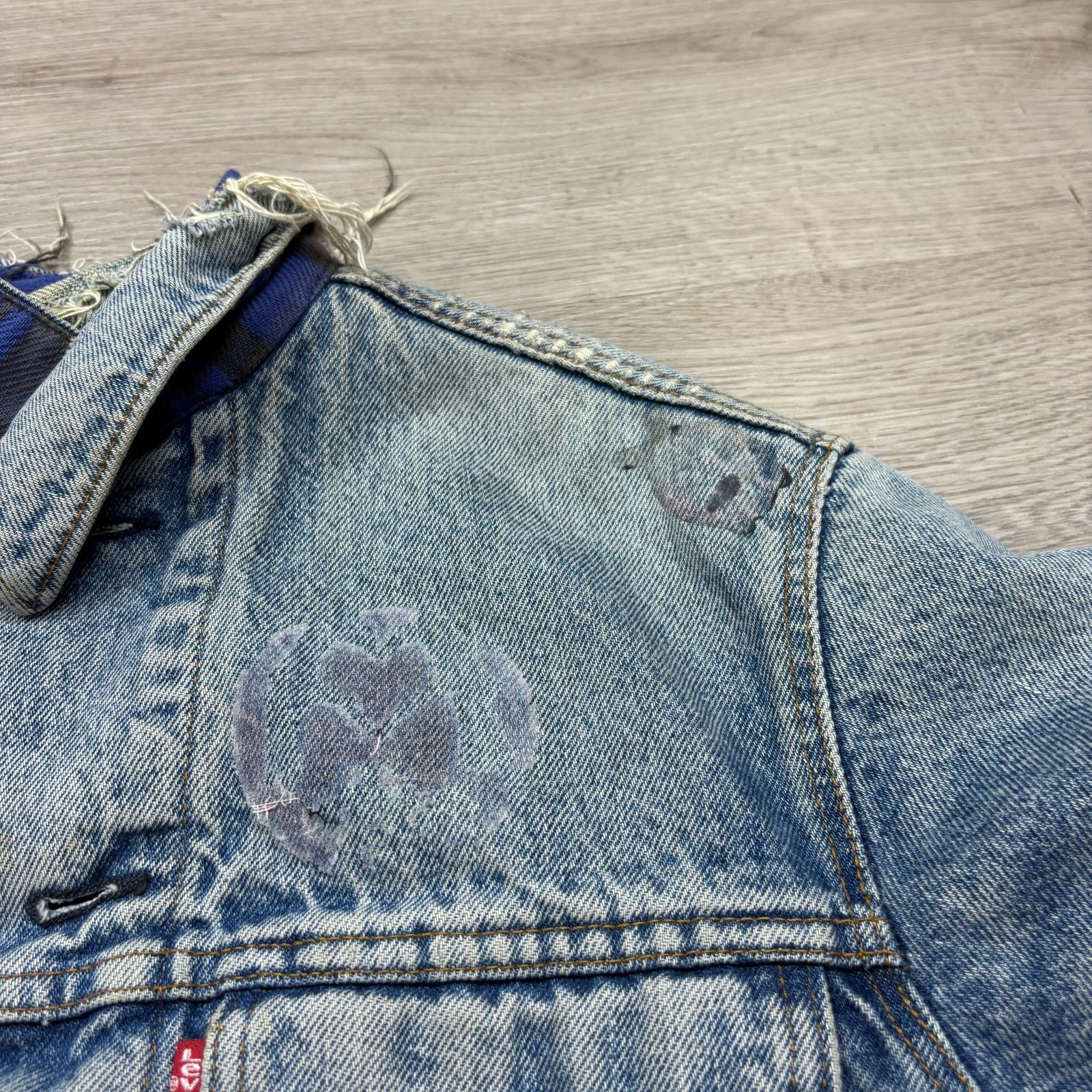 Levi's × Vintage VTG 80s Levi's 70411 9318 Flannel Lined Denim Jacket Men's M Size US M / EU 48-50 / 2 - 7 Thumbnail