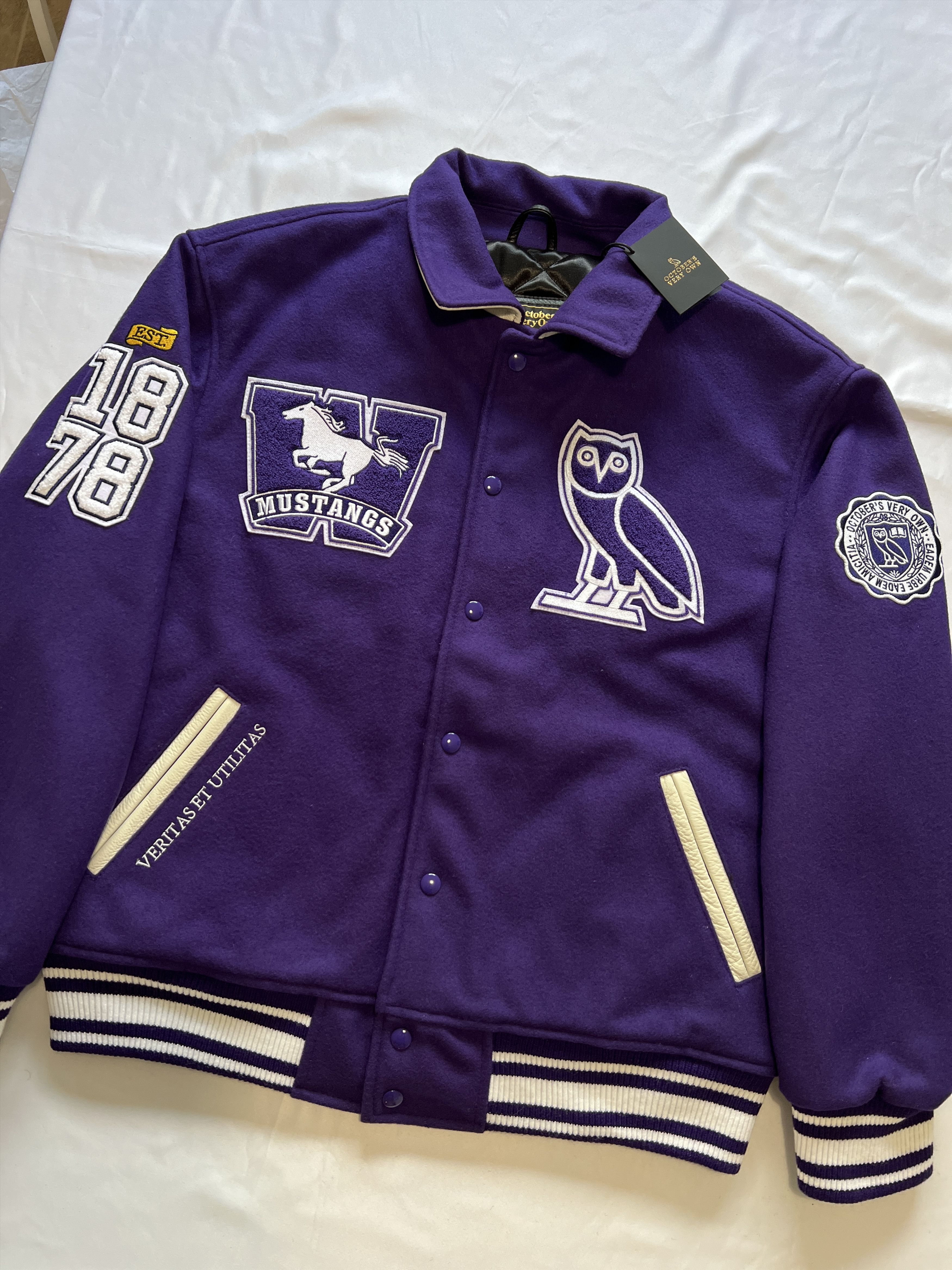Drake OVO WESTERN UNIVERSITY MUSTANGS CAMPUS VARSITY JACKET Size US XL / EU 56 / 4 - 13 Thumbnail
