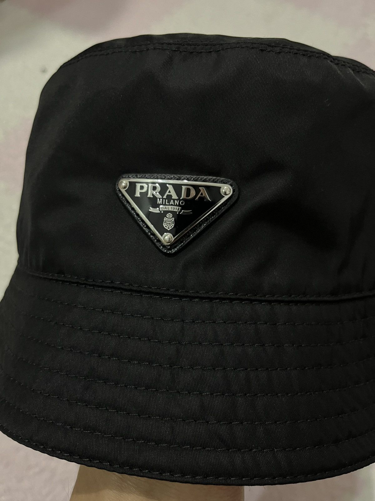 Prada Prada re nylon bucket hat Size ONE SIZE - 4 Thumbnail