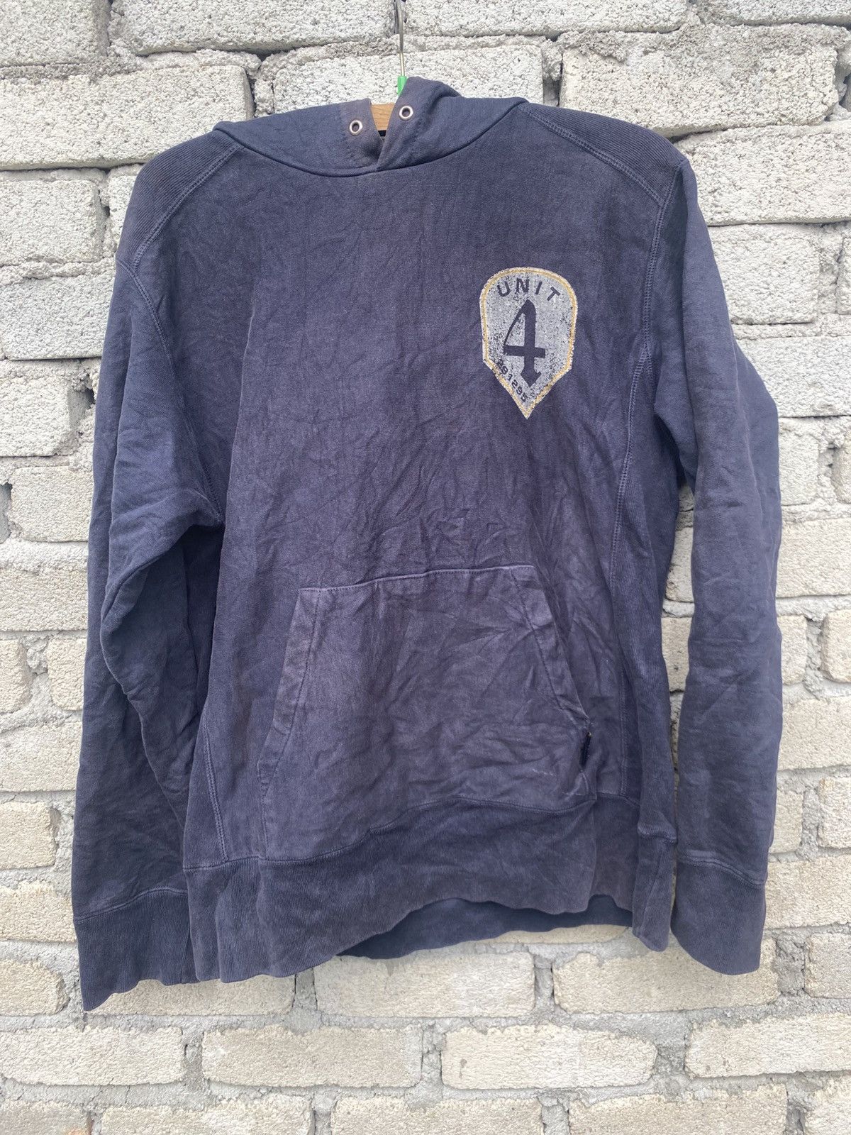 291295=Homme Vintage distressed sunfaded 291295 hoodie Size US L / EU 52-54 / 3 - 1 Thumbnail
