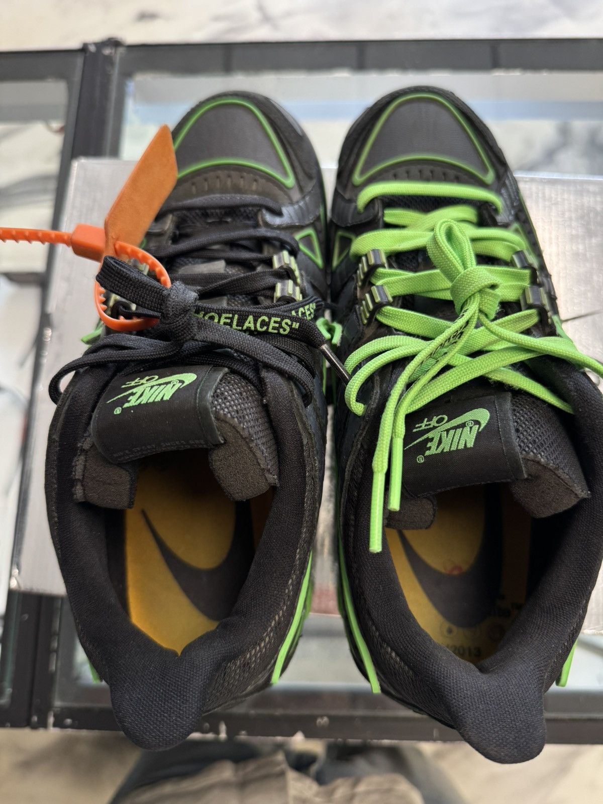 Nike × Off-White Nike Dunk Off White Rubber Green Size US 8.5 / EU 41-42 - 10 Thumbnail