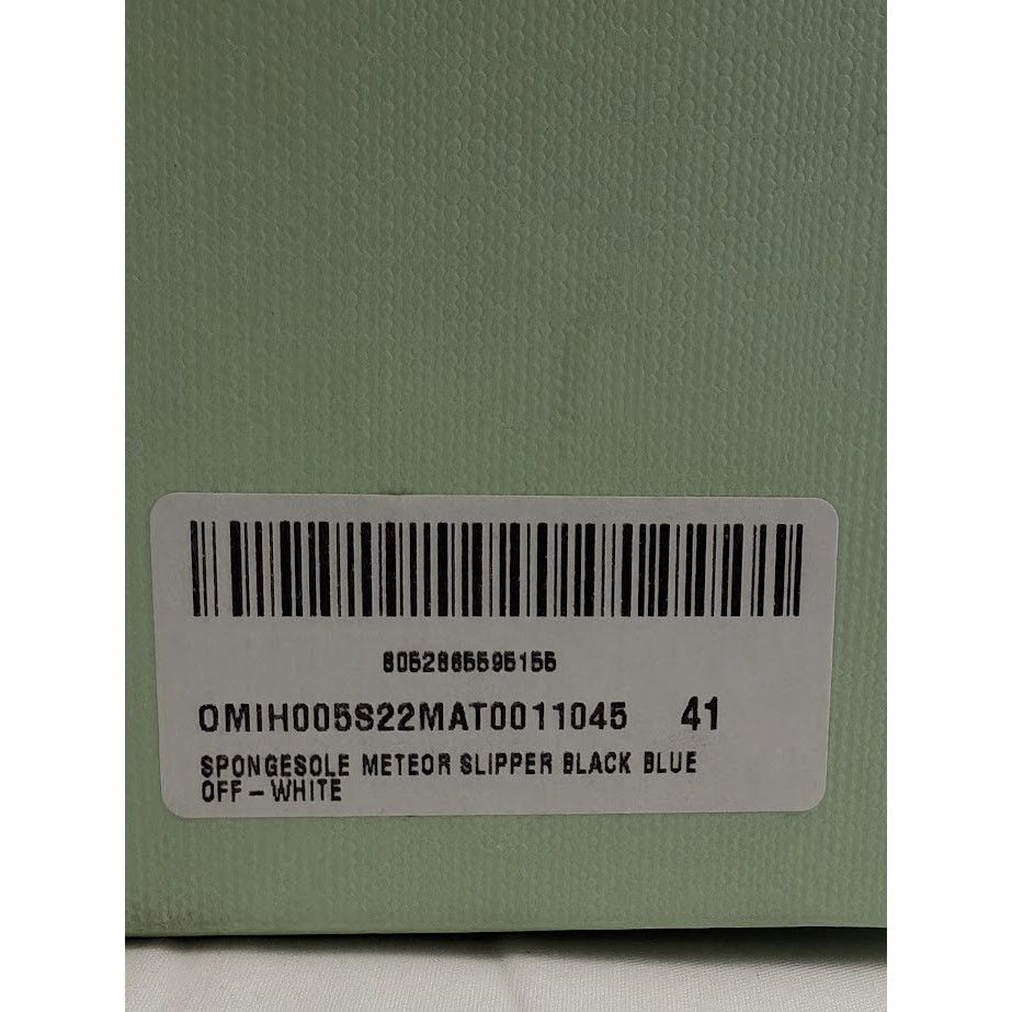 Off-White o1rshd1 Sponge Sole Meteor Slippers in Black / Blue Size US 8 / EU 41 - 20 Thumbnail