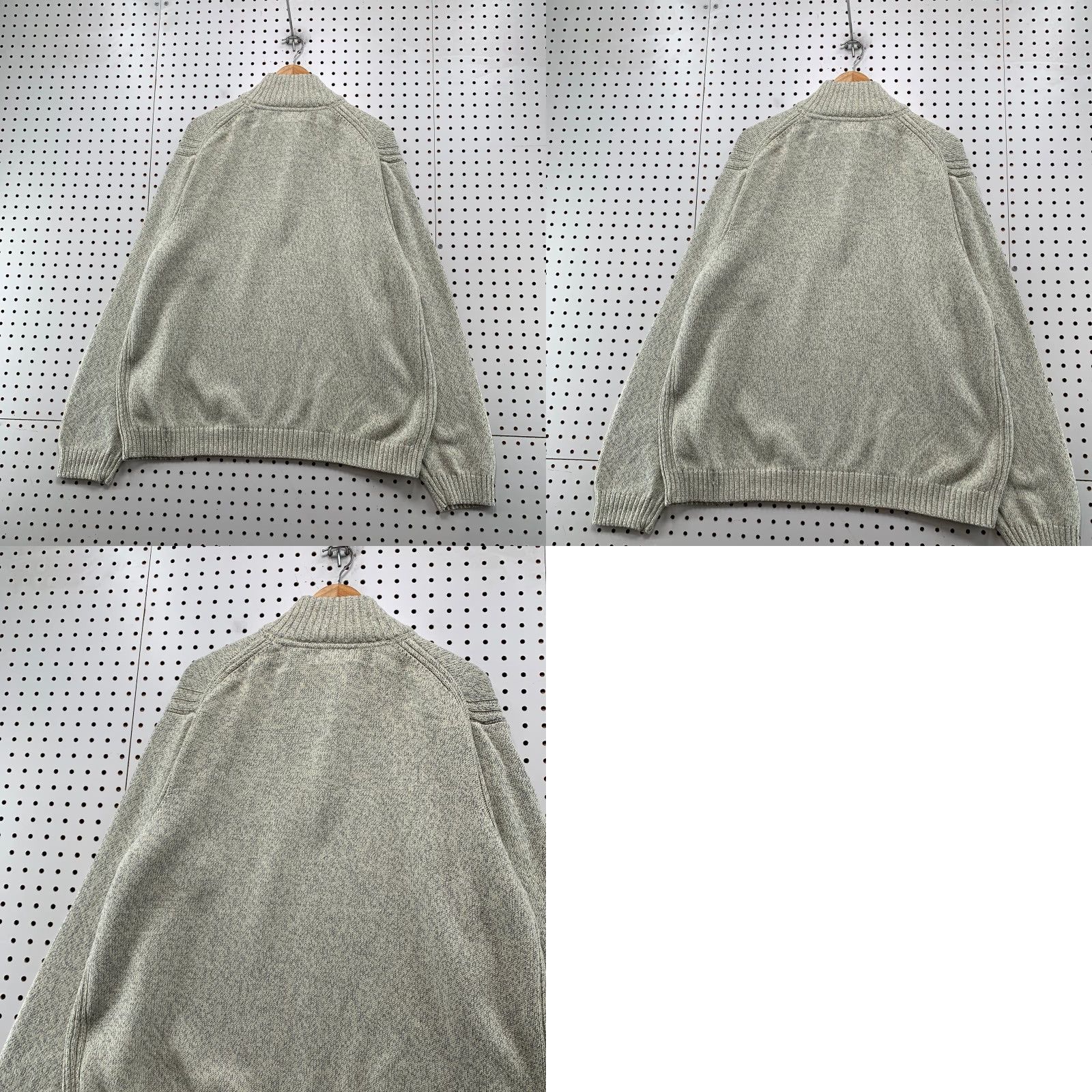 Eddie Bauer Eddie Bauer Sweater Mens 2XL Gray Striped 1/4 Zip Mock Neck 100% Cotton Pullover Size US XXL / EU 58 / 5 - 9 Thumbnail
