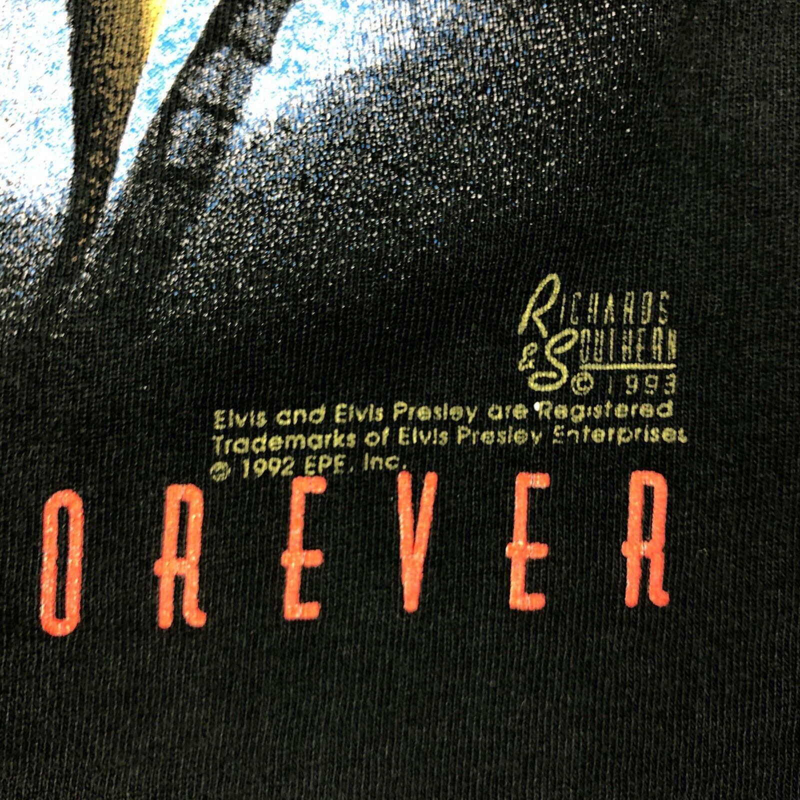 Vintage Vintage 1992 Elvis Presley Classics Are Forever Juke Box Tee Size US M / EU 48-50 / 2 - 3 Thumbnail