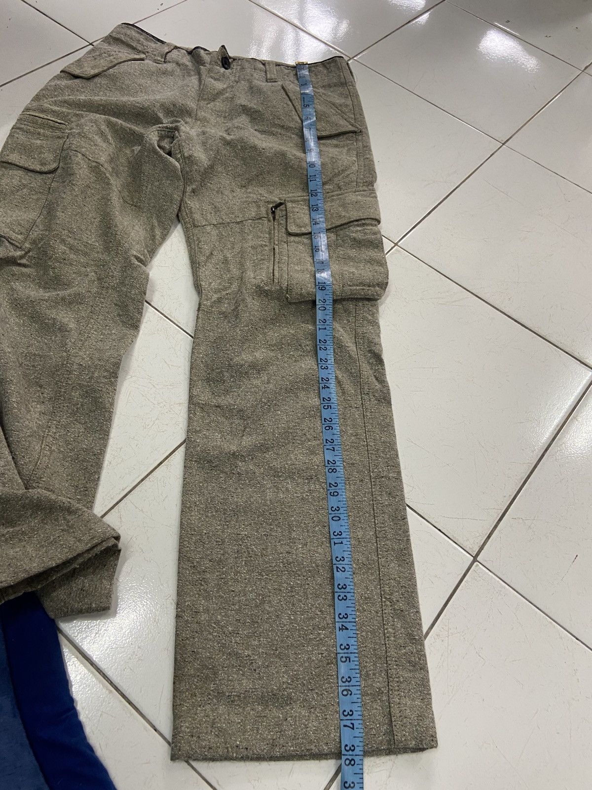 DKNY VINTAGE DKNY WOOL CARGO PANTS Size US 30 / EU 46 - 16 Thumbnail