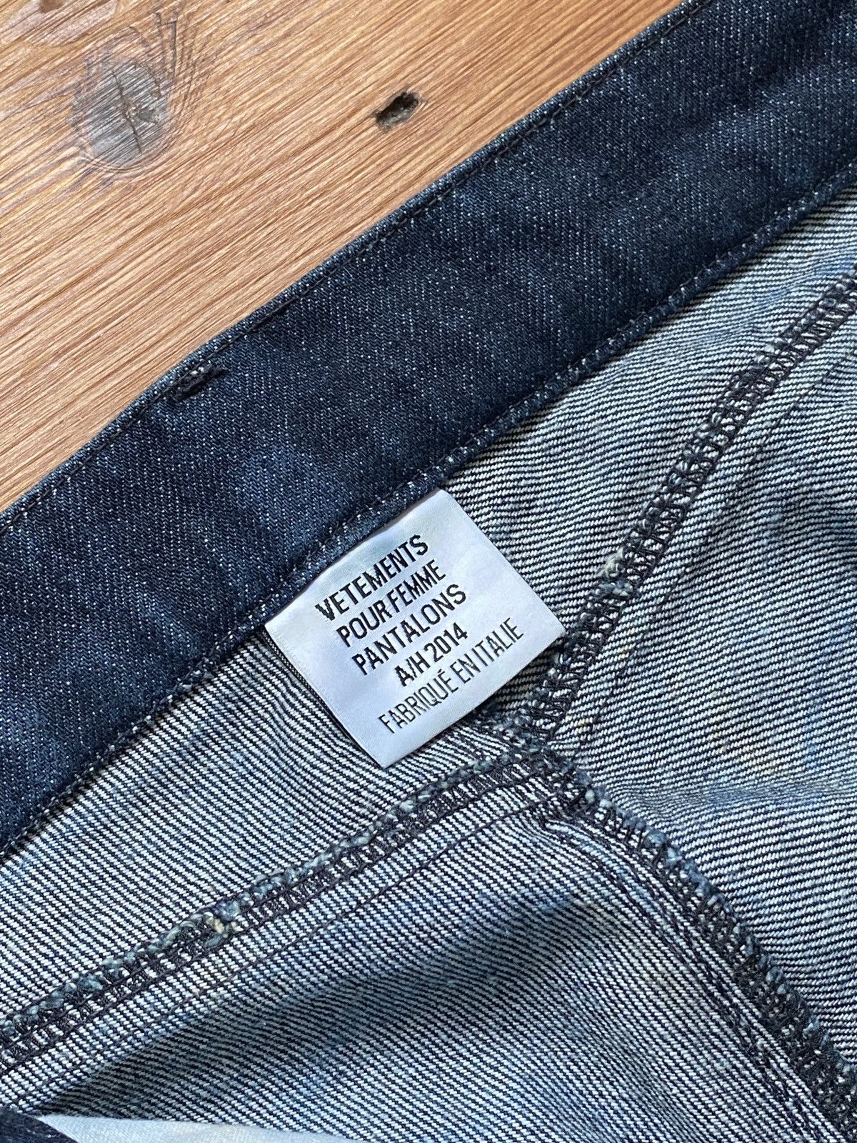Vetements AW14 Deconstructed jeans Size 24" / US 00 / IT 34 - 13 Thumbnail