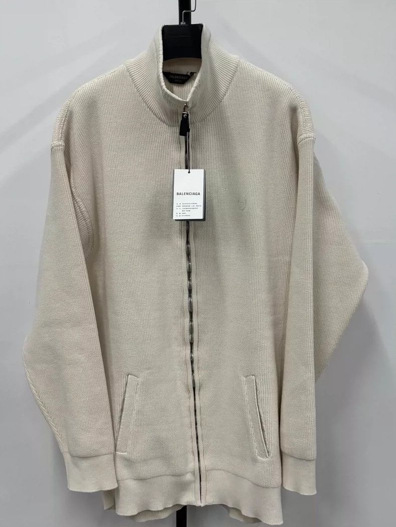 Balenciaga Balenciaga SS25 Logo Print Drop Shoulder Long Sleeve Sweate Size US XS / EU 42 / 0 - 2 Thumbnail
