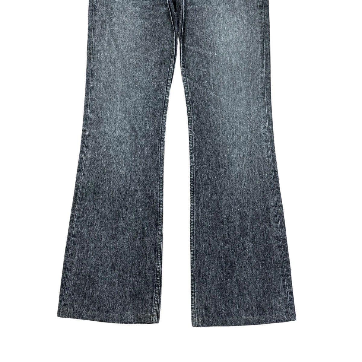 Levi's Vintage Levis 517 Faded Black Denim Flare Jeans Hedi Slimane Size US 29 - 6 Thumbnail