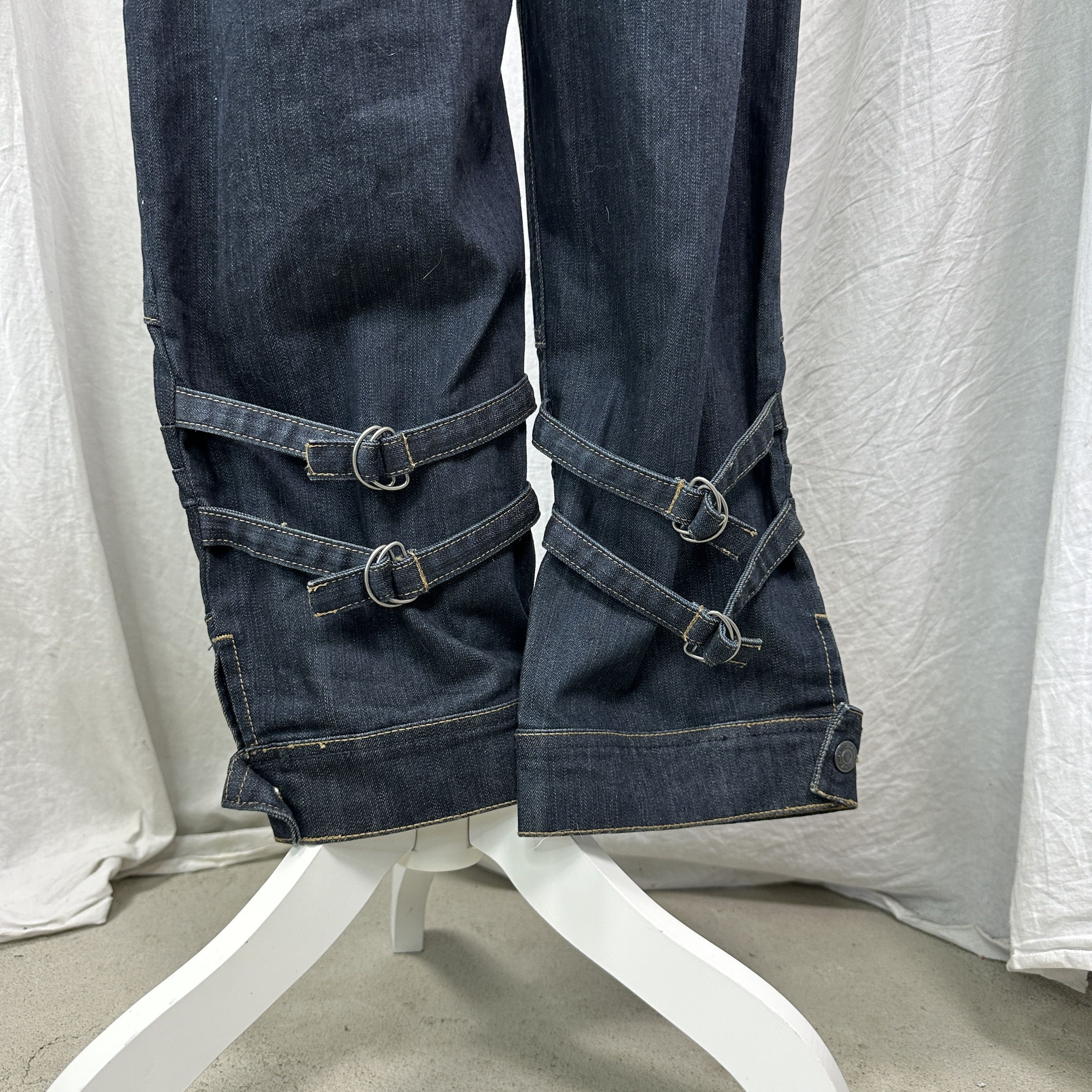 Vintage Vintage Denim Preppy Old Money 3/4 Bondage Jeans Pants Size 27" / US 4 / IT 40 - 9 Thumbnail
