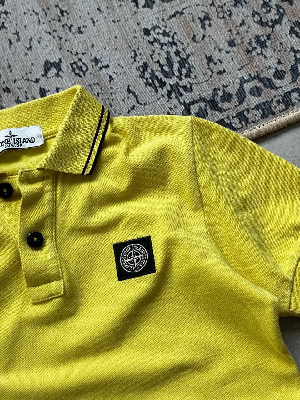 Stone Island Stone Island Junior 8 Years Yellow Patch Program Polo Size US XXS / EU 40 - 5 Thumbnail