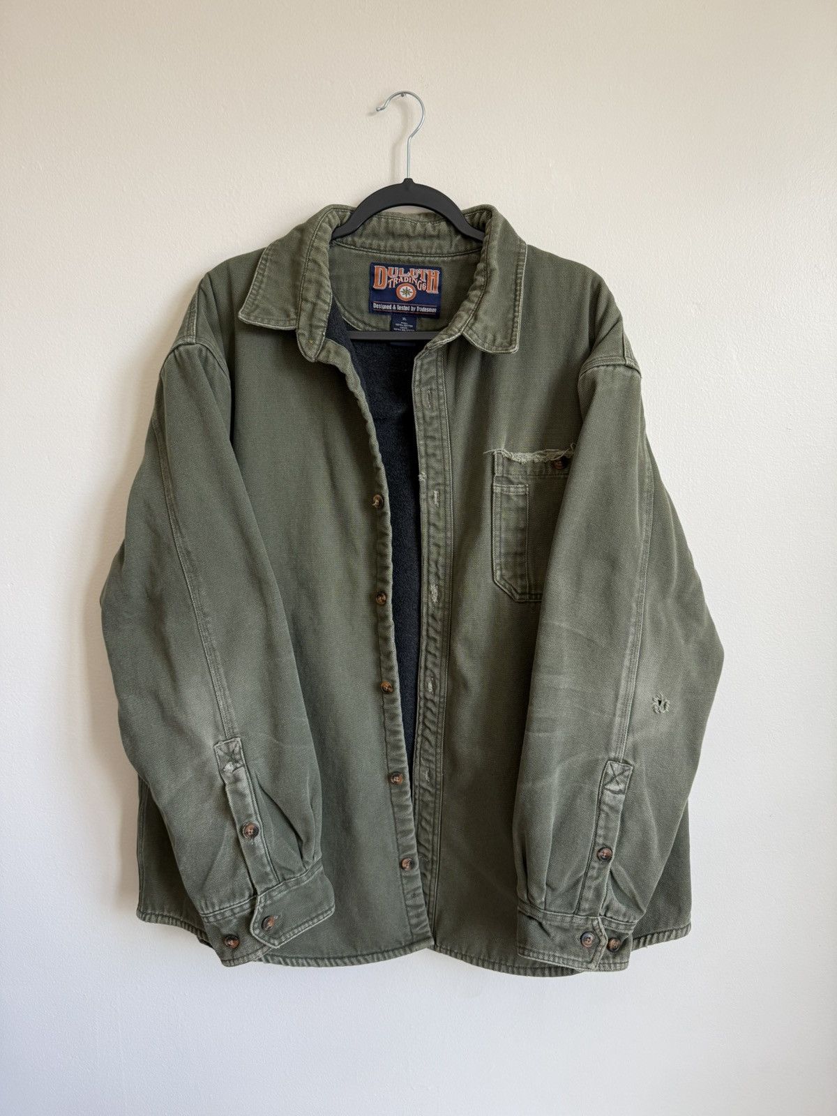 Duluth Trading Company Vintage Y2K Duluth Trading Co Detroit Thrashed Work Jacket Size US XL / EU 56 / 4 - 3 Thumbnail