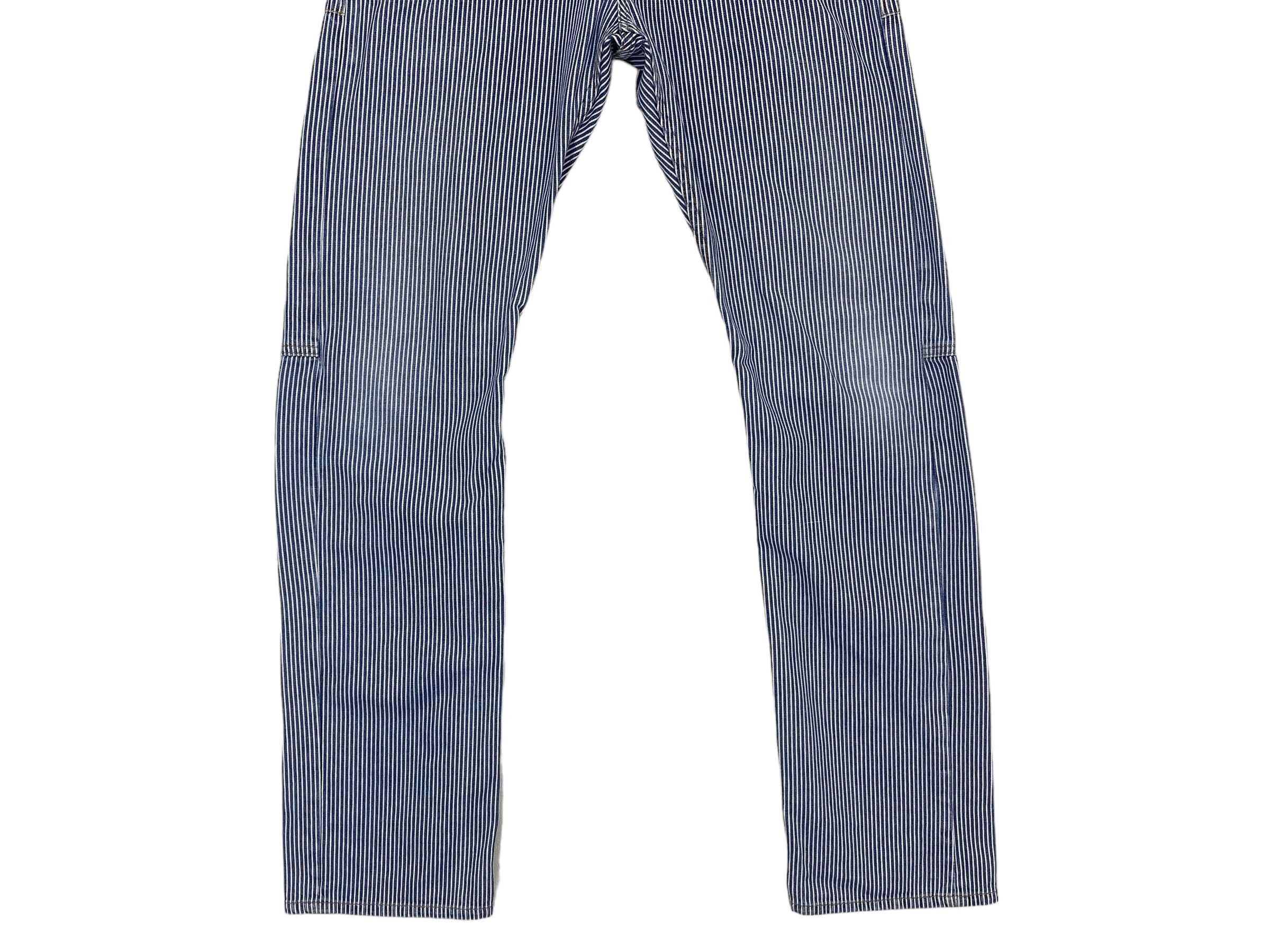 Japanese Brand RMT Double Waist Jeans Japanese Hickory Stripes Skateboard Size US 31 - 4 Thumbnail