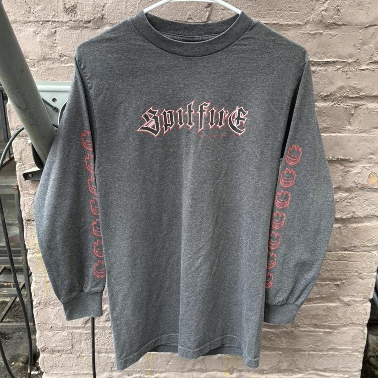 Spitfire Vintage 90s Made In USA Spitfire Wheels Skate L/S T-Shirt Size US S / EU 44-46 / 1 - 1 Thumbnail