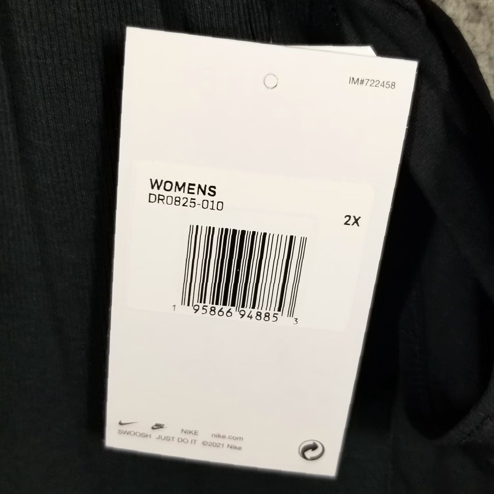 Nike Nike Yoga Tank Woman 2X Black Racerback Swoosh Activewear Tank Ladies 2X Size XXL / US 16-18 / IT 52-54 - 4 Thumbnail