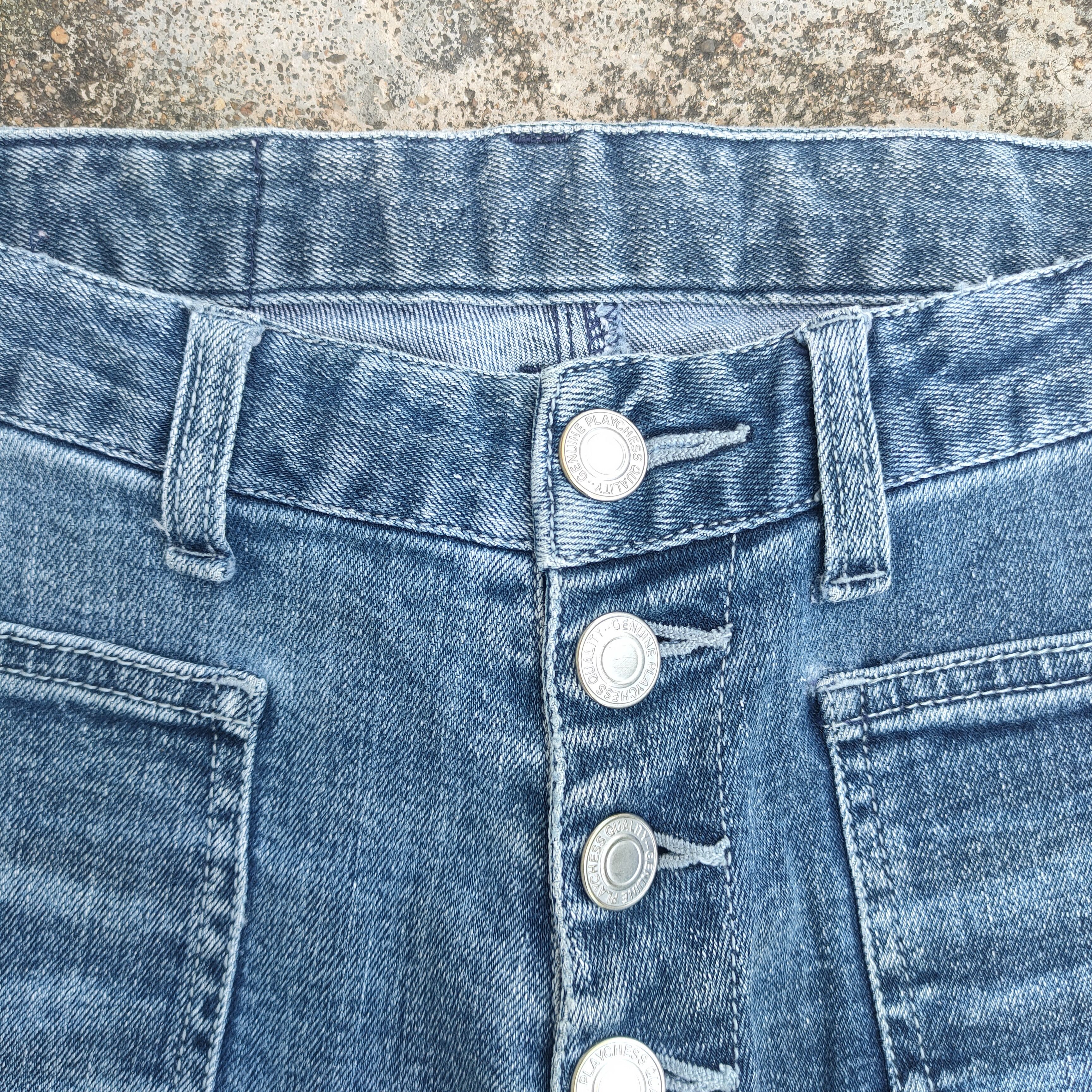If Six Was Nine × Japanese Brand × Jean FLARE JOUES BOOTCUT FADED JEANS DENIM PANTS Size US 26 / EU 42 - 4 Thumbnail