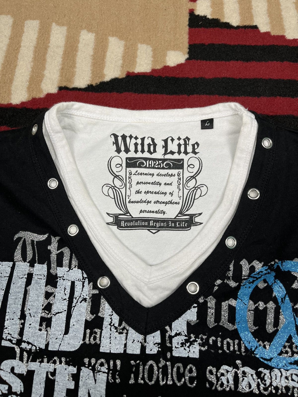 Japanese Brand Wild Life Y2K T-shirt Size US M / EU 48-50 / 2 - 4 Thumbnail