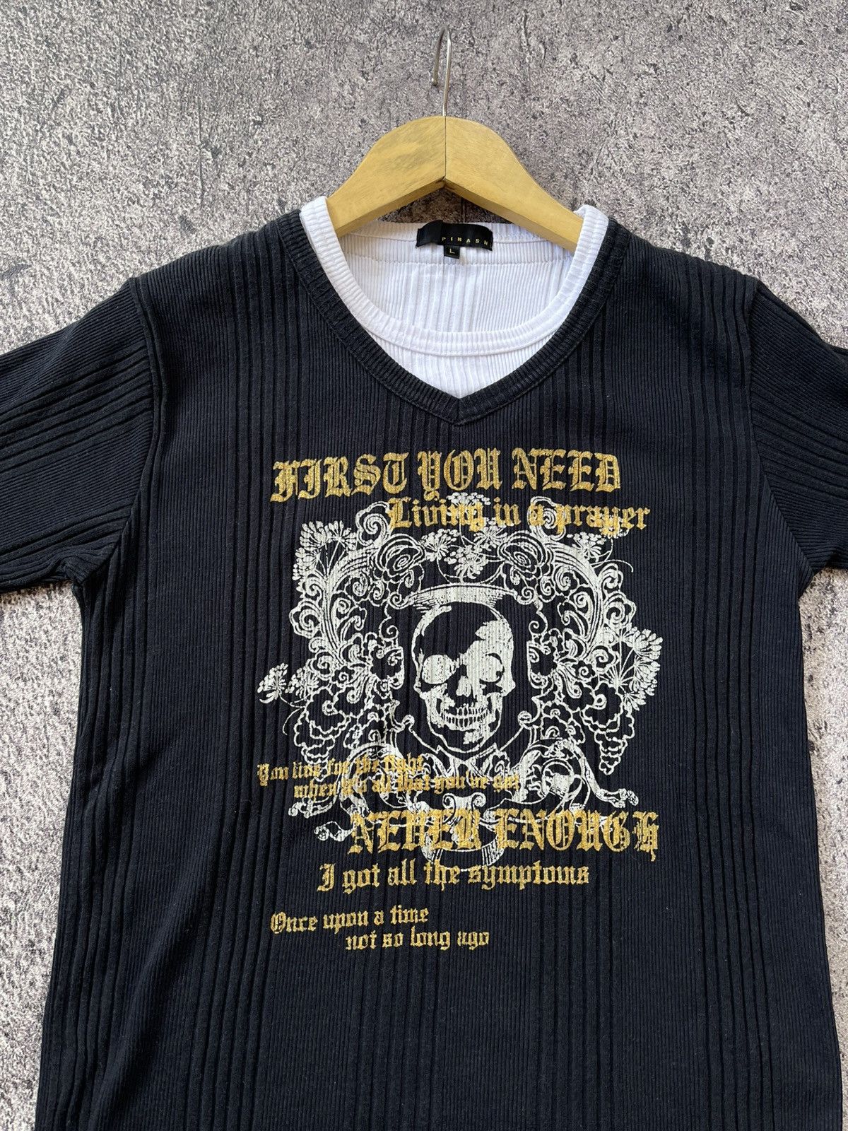 Japanese Brand Y2k Spinash ifsixwasnine skull tee Size US S / EU 44-46 / 1 - 2 Thumbnail