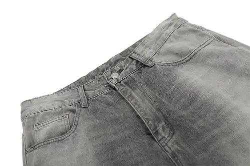 Japanese Brand Heavy washed punk distressed gradient jeans Size US 32 / EU 48 - 4 Thumbnail