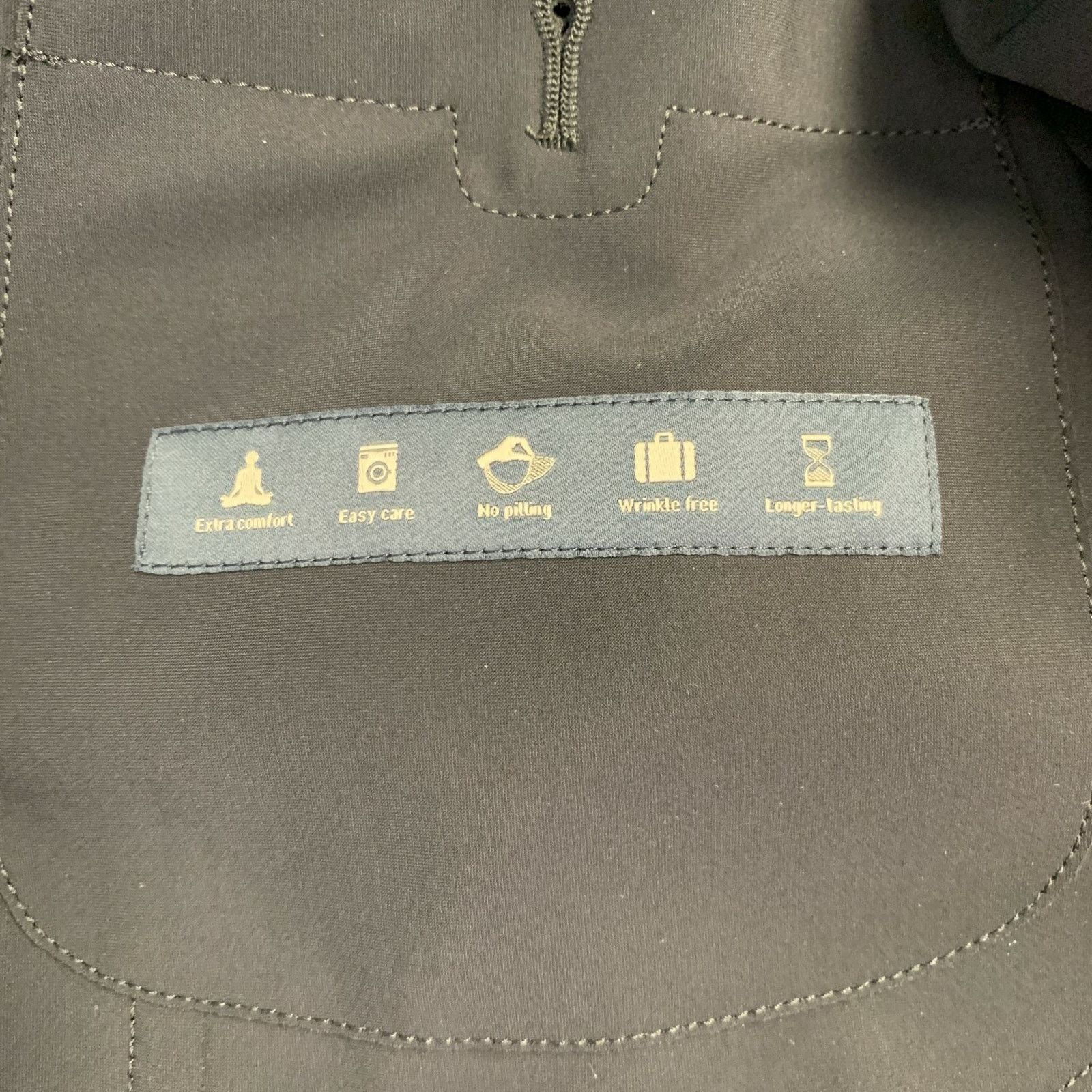 Herno HERNO Size 8 Black Nylon Blend Single breasted Jacket Size M / US 6-8 / IT 42-44 - 7 Thumbnail