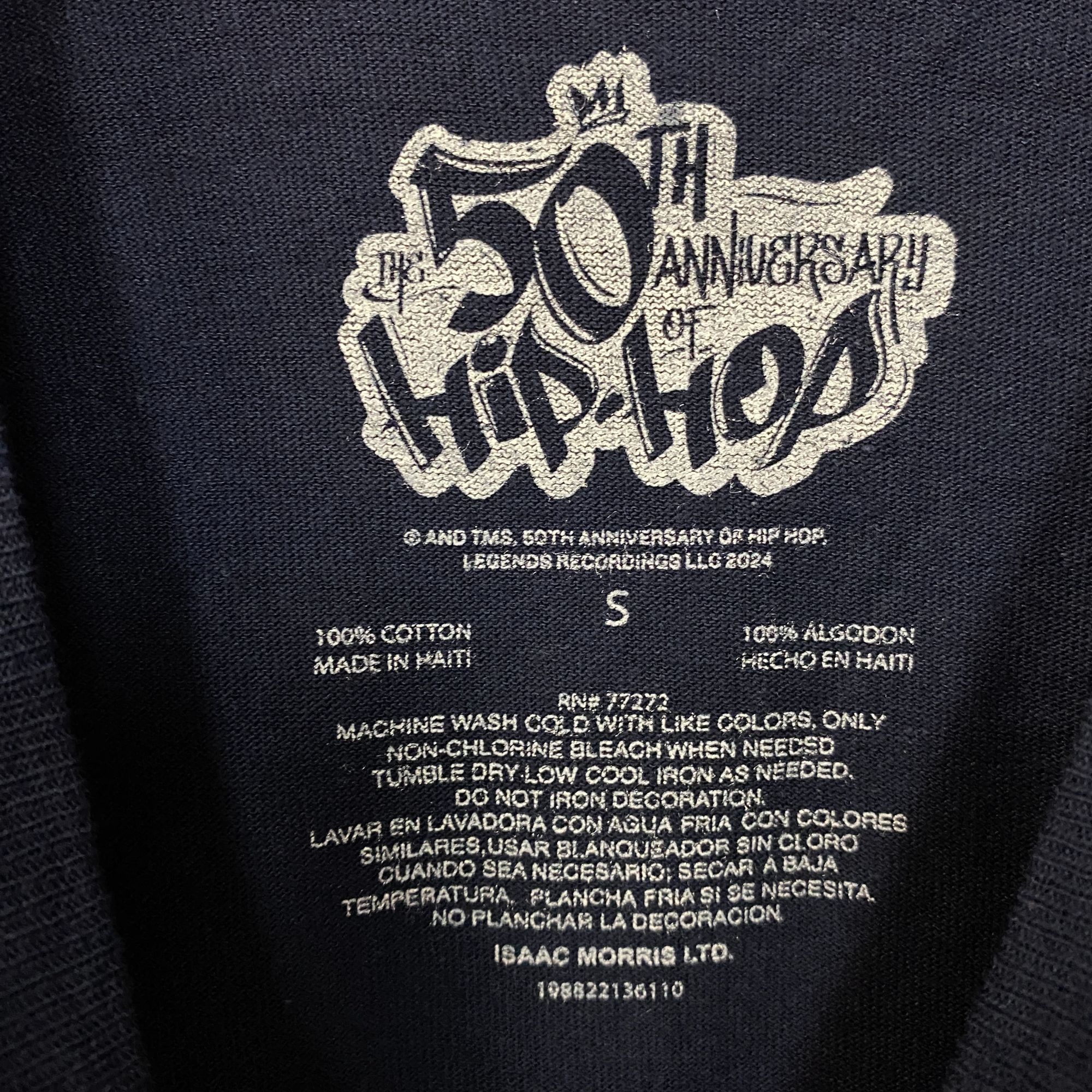 Other Ice-T Rhyme Syndicate 50th Anniversary of Hip Hop Graphic T- Size US S / EU 44-46 / 1 - 4 Thumbnail
