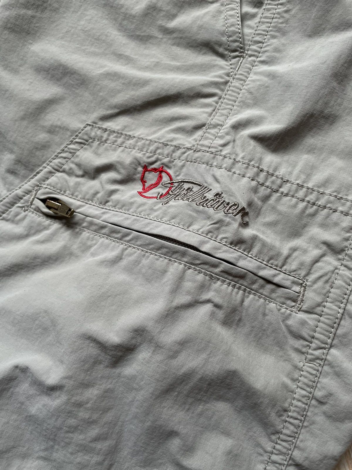Fjallraven × Vintage Rare Outdoor Fjallraven Multi Pocket Tracking Nylon Shorts Size 27" / US 4 / IT 40 - 4 Thumbnail