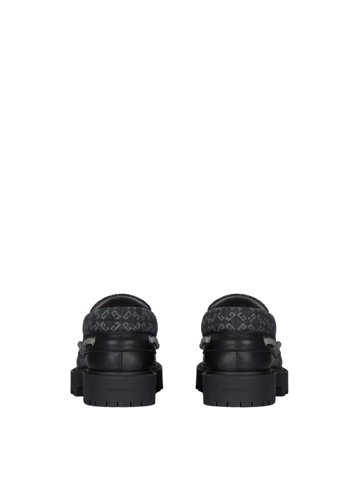 Givenchy GIVENCHY Storm Black Leather Suede Boat Shoes New Size US 5.5 / EU 38 - 5 Thumbnail