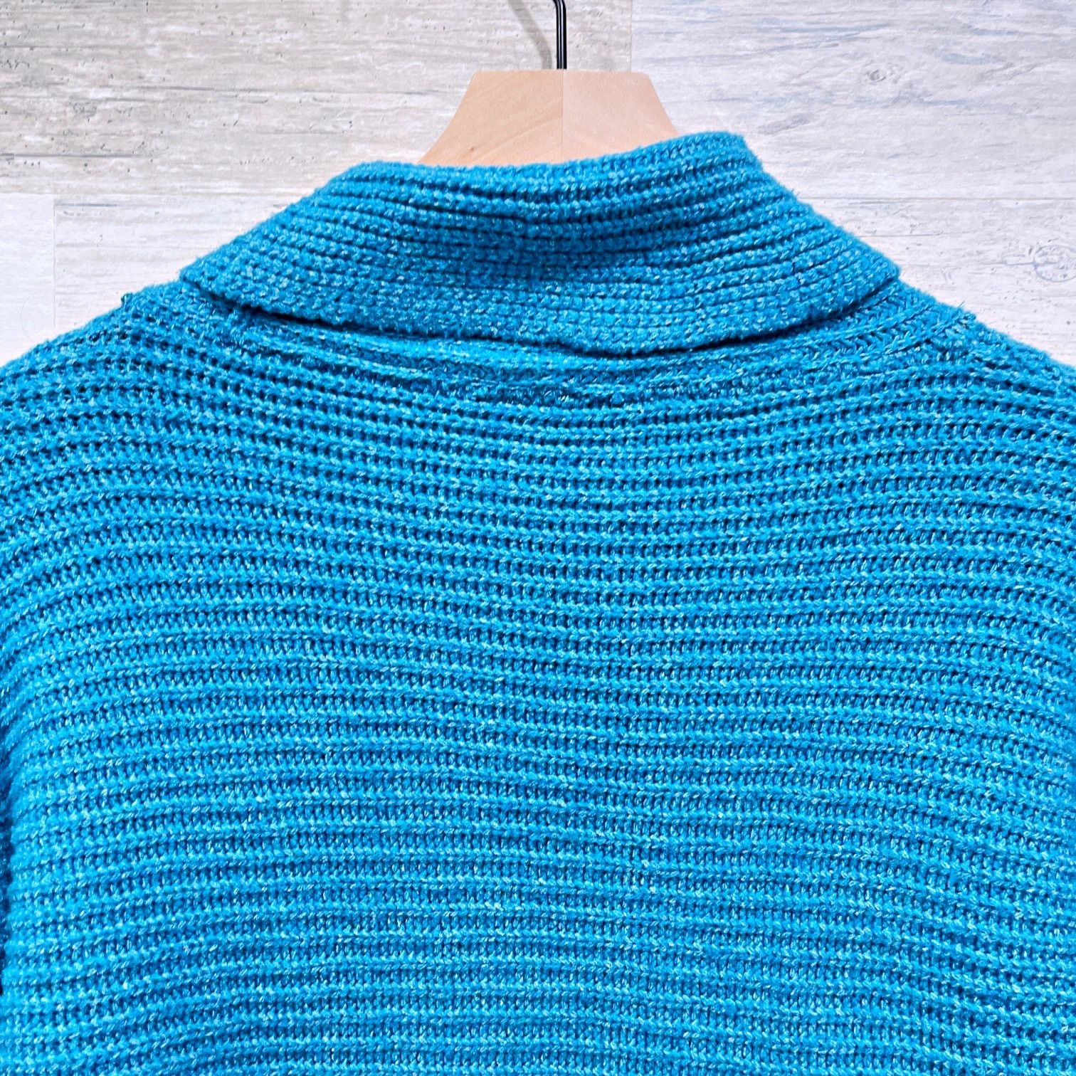 Anthropologie × Other Pilcro Anthropologie Chunky Turtleneck Sweater Blue XS Size XS / US 0-2 / IT 36-38 - 4 Thumbnail