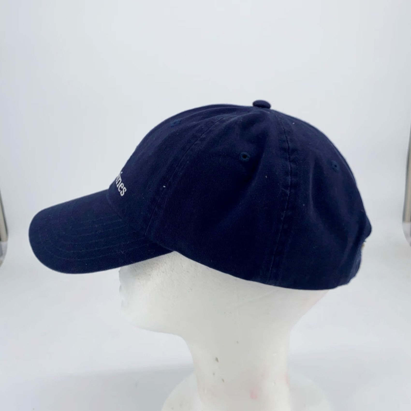 Vineyard Vines Vineyard Vines Hat Cap Strap Back Embroidered Whale Classic Preppy Mens Blue One Size Size ONE SIZE - 4 Thumbnail