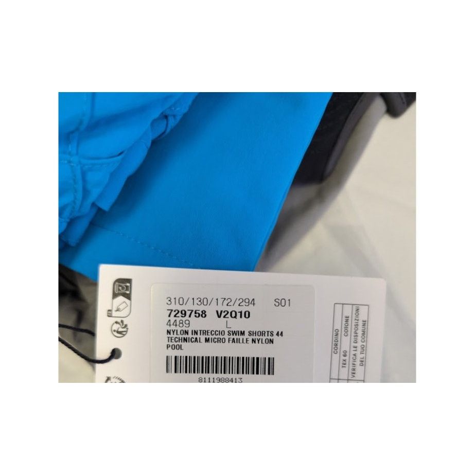 Bottega Veneta o1rshd1 Nylon Intreccio Swim Shorts in Blue Size US 34 / EU 50 - 18 Thumbnail