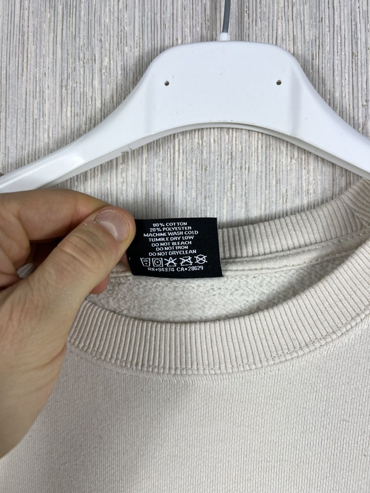 Stussy Vintage Stussy y2k cream green big logo crewneck sweatshirt Size US S / EU 44-46 / 1 - 16 Thumbnail