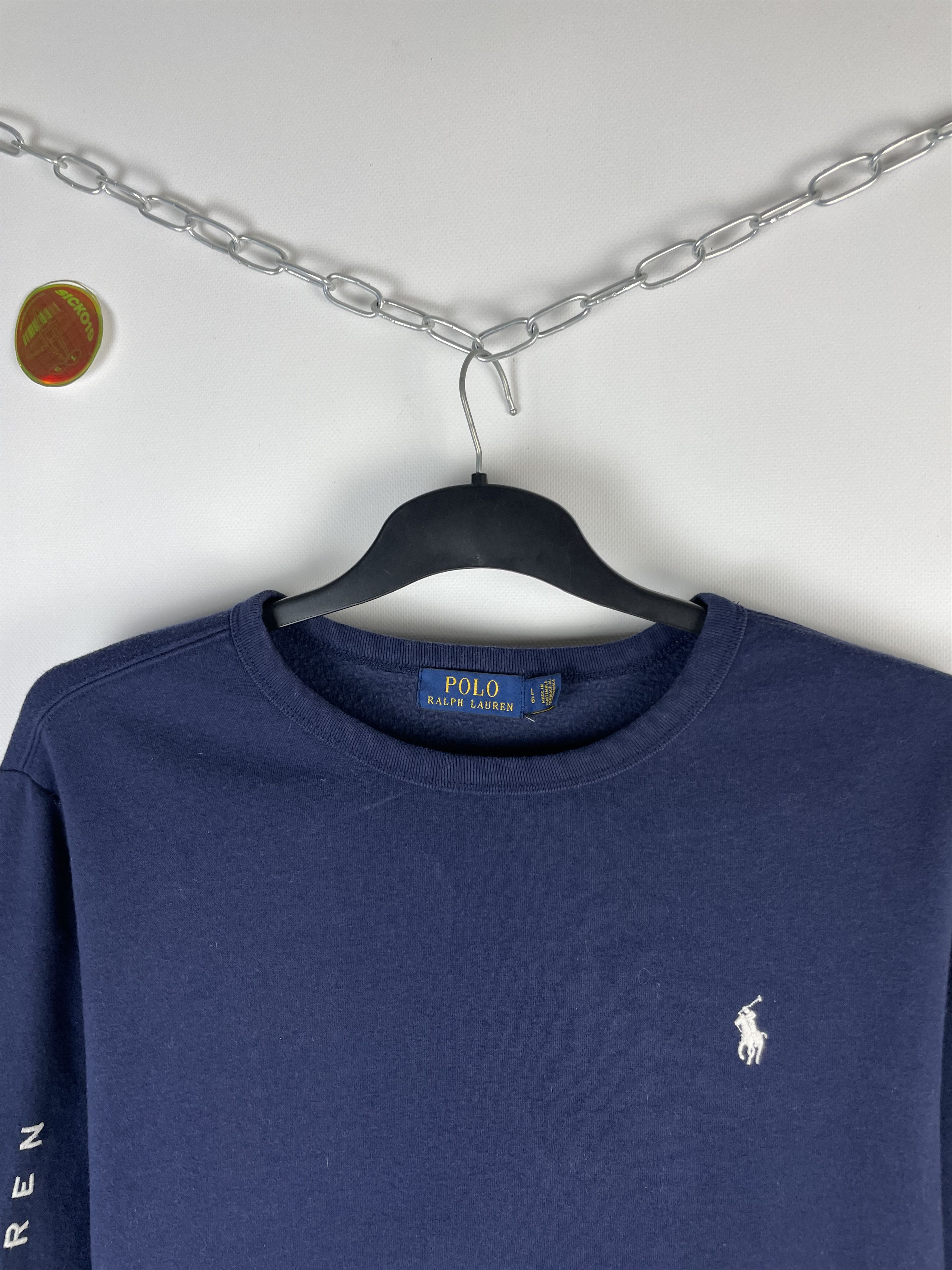 Polo Ralph Lauren × Vintage Vintage Polo Ralph Lauren Sweat Sweatshirts Size L / US 10 / IT 46 - 3 Thumbnail