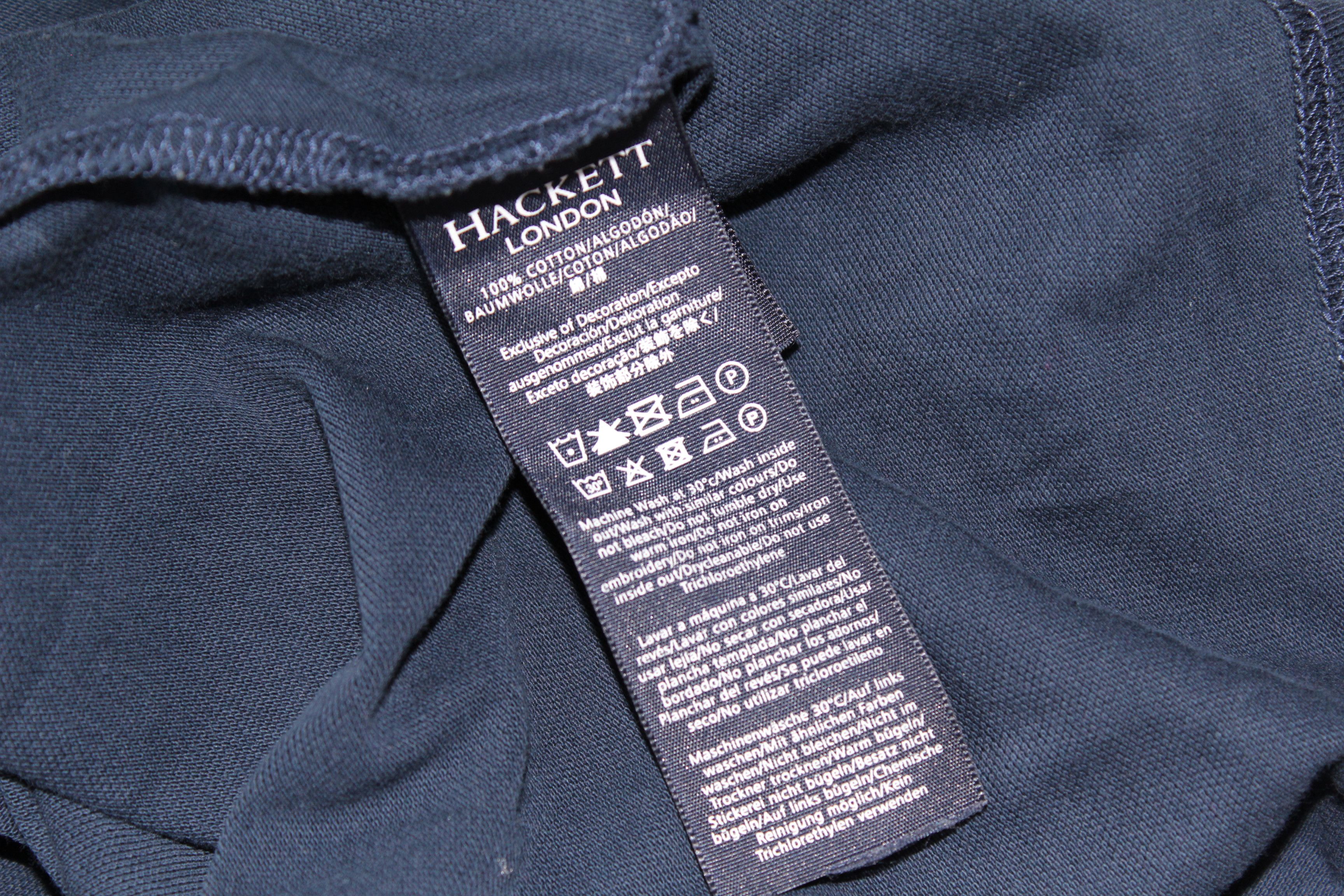 Hackett HACKETT Short Sleeve Polo Shirt Top Size M Size US M / EU 48-50 / 2 - 8 Thumbnail