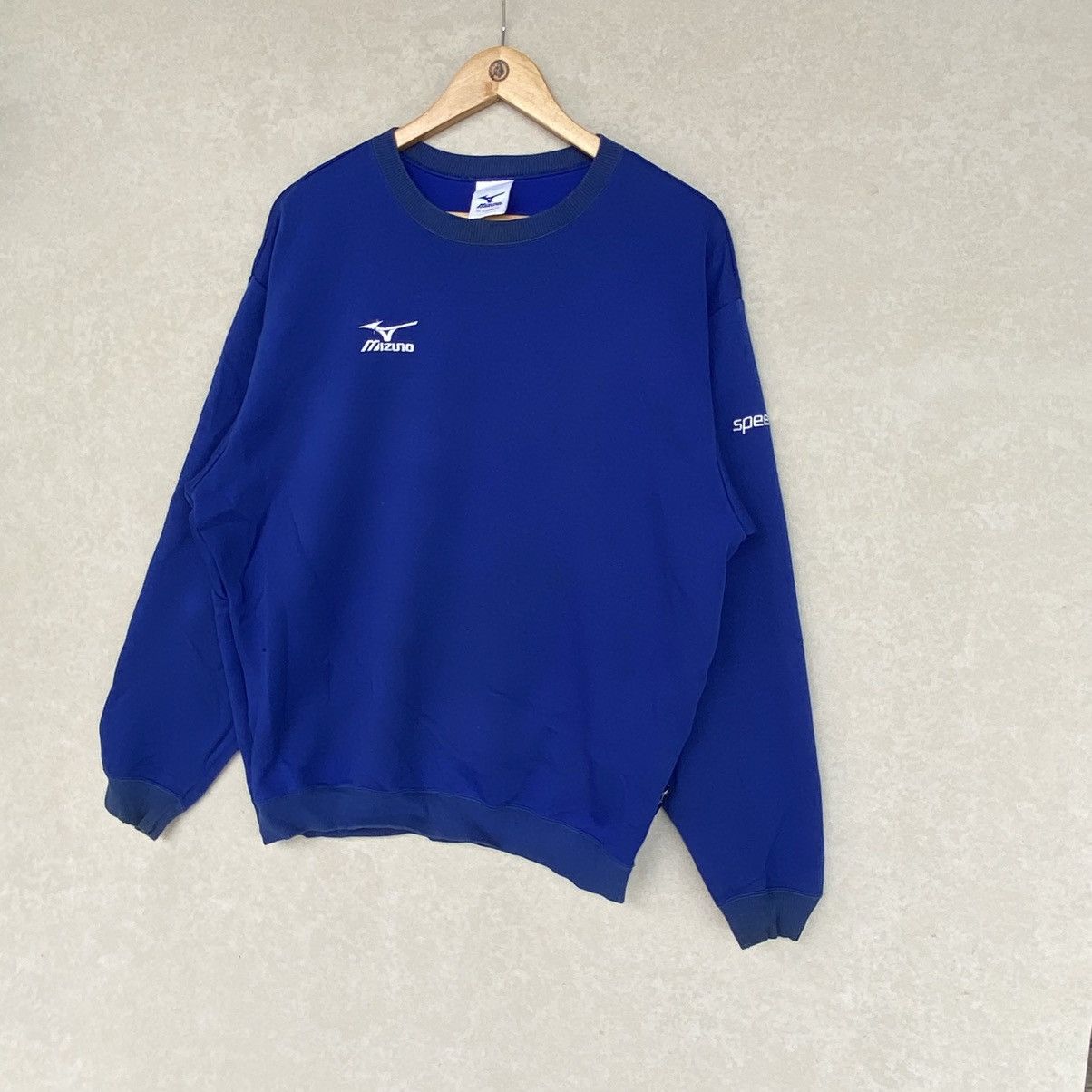 Other Vintage Mizuno Small Logo Printed Crewneck Sweatshirt Blue Size US L / EU 52-54 / 3 - 2 Thumbnail