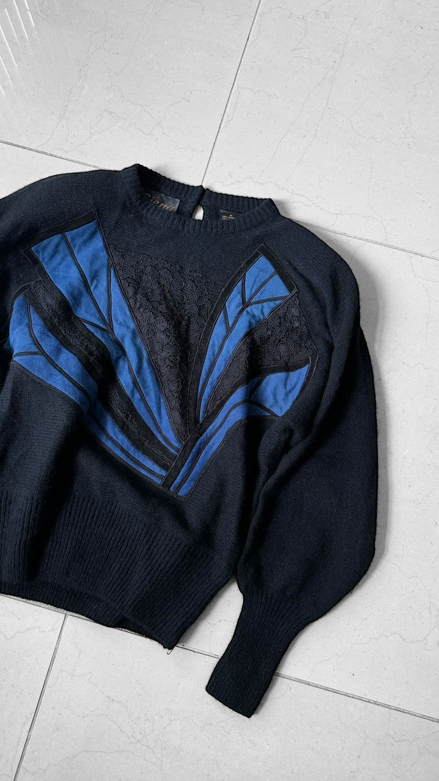Vintage VINTAGE WOMENS KNITTED SWEATER/JUMPER Size M / US 6-8 / IT 42-44 - 3 Thumbnail