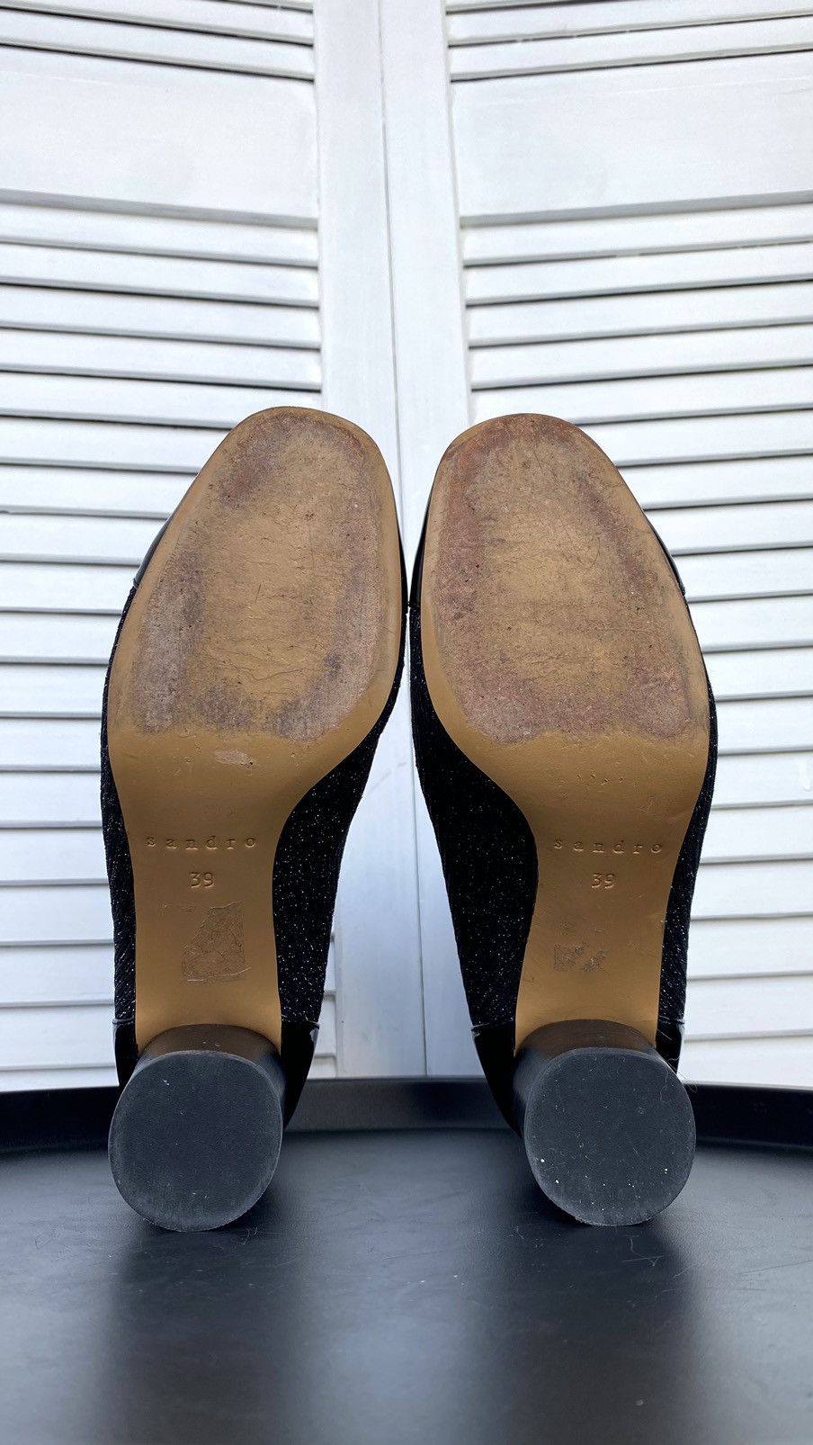 Japanese Brand × Sandro Sandro Knit Glitter Sock Black Boots Size US 8 / IT 38 - 12 Thumbnail